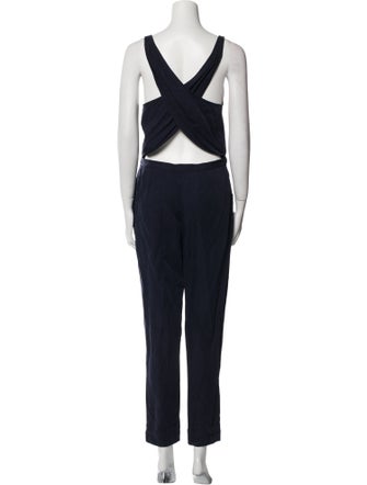 Rebecca Taylor Scoop Neck Jumpsuit