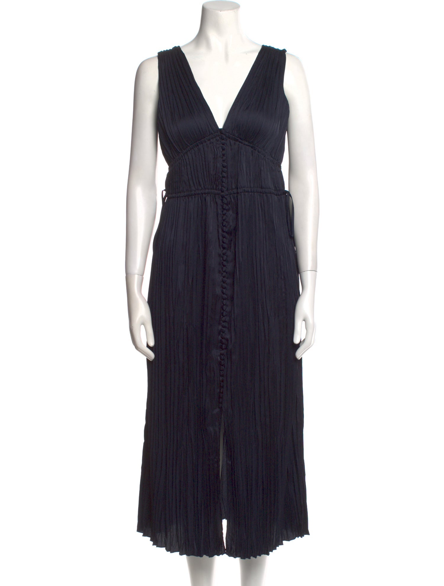 Rebecca Taylor Plunge Neckline Long Dress