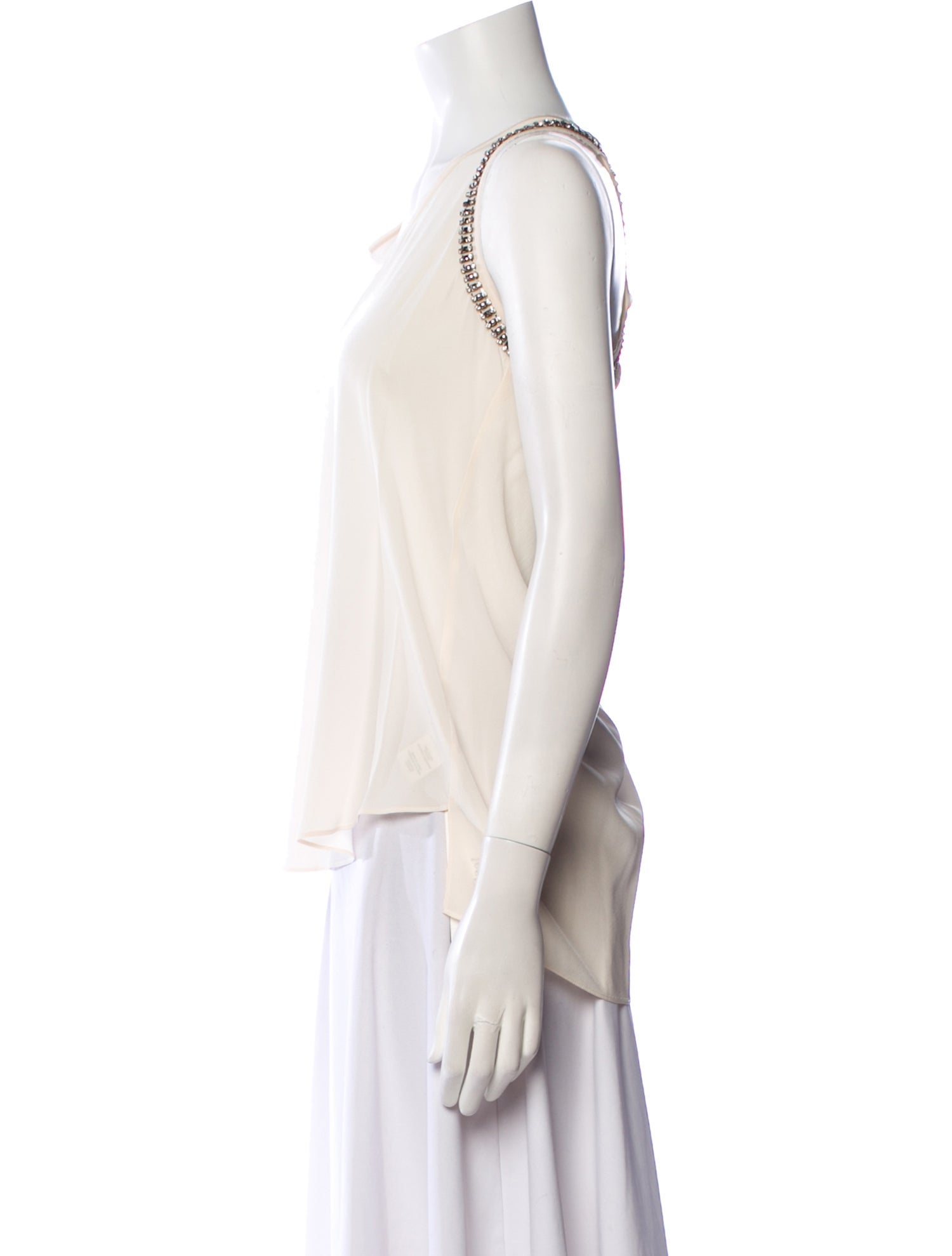 Rebecca Taylor Silk Scoop Neck Top