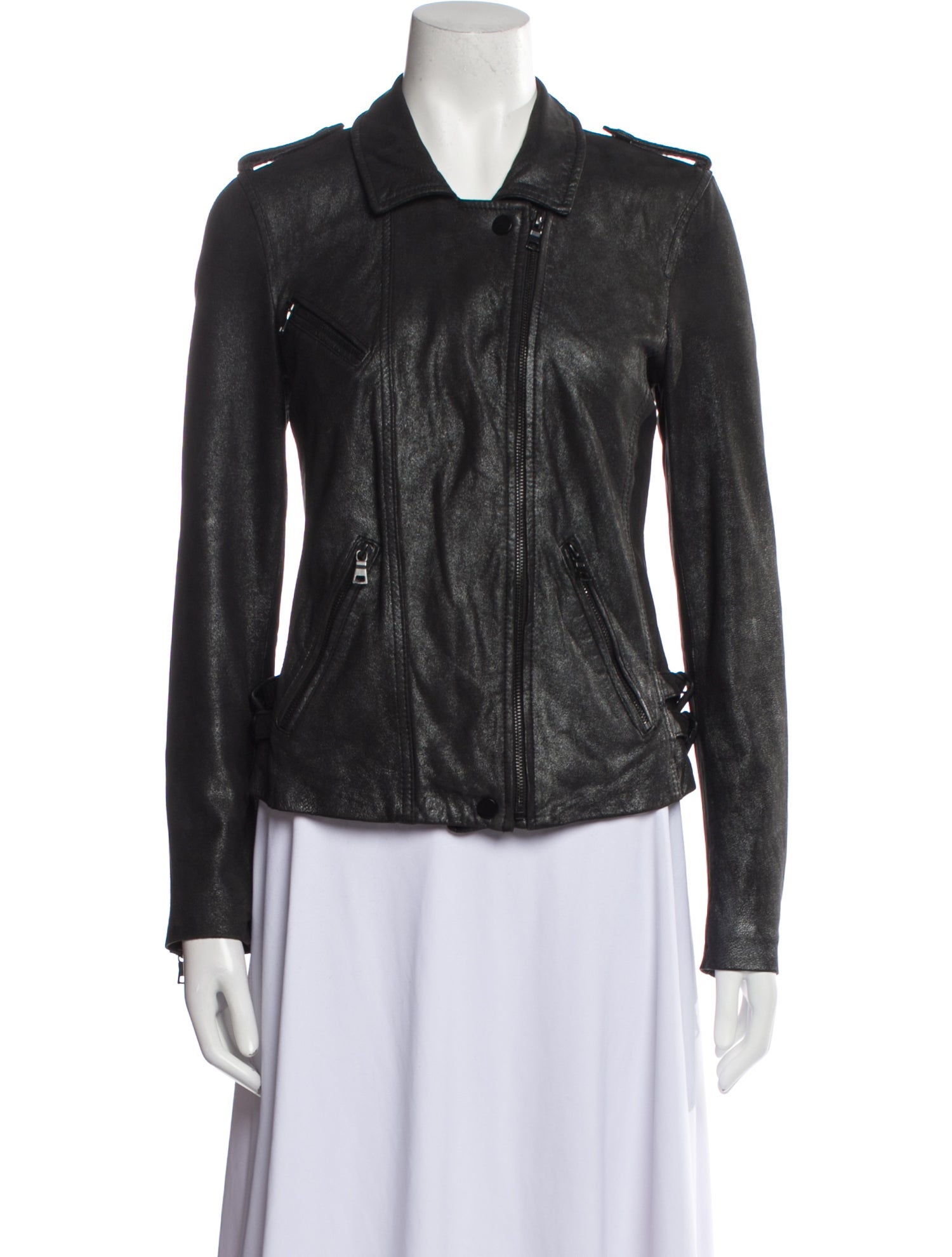 Rebecca Taylor Leather Biker Jacket
