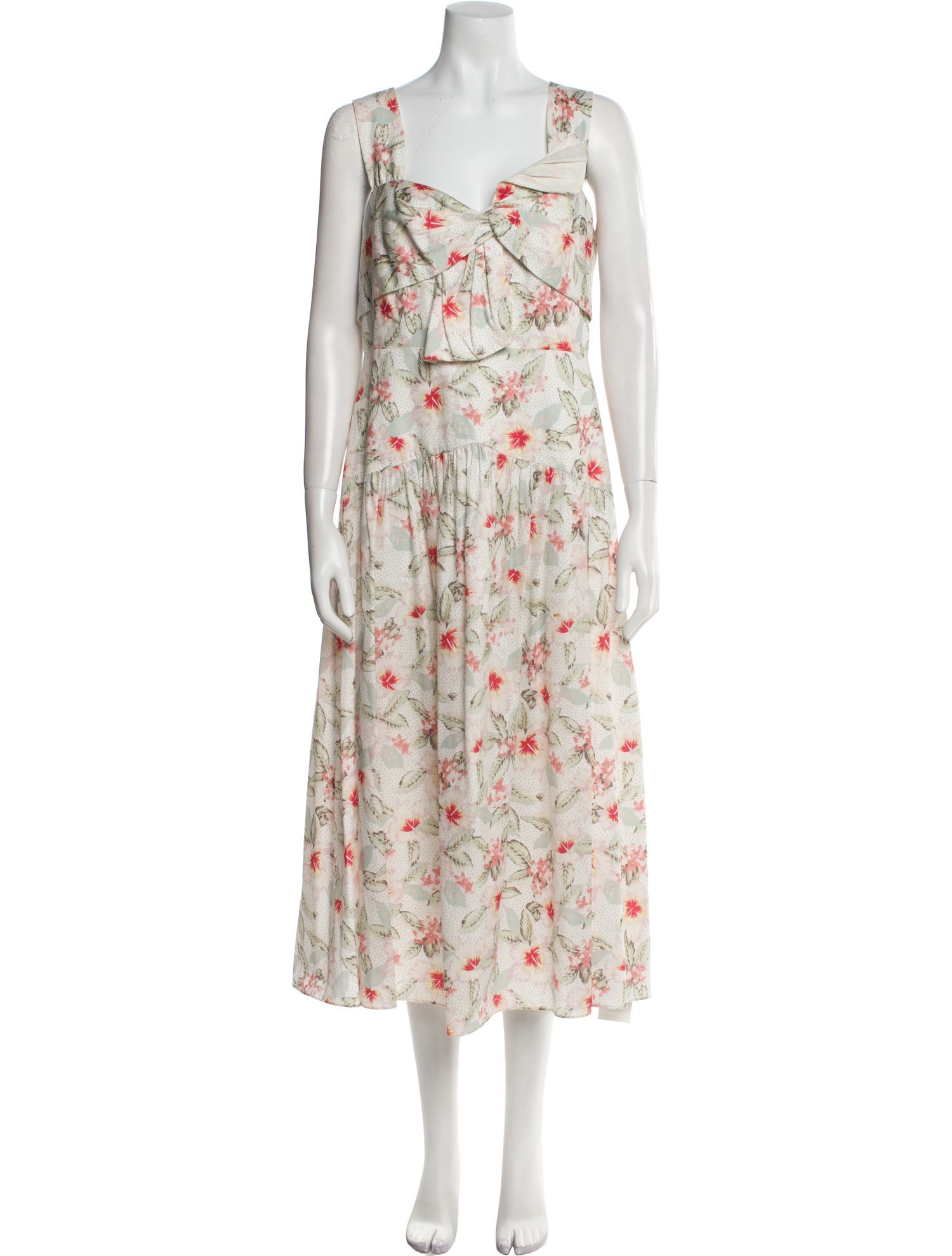 Rebecca Taylor Floral Print Long Dress