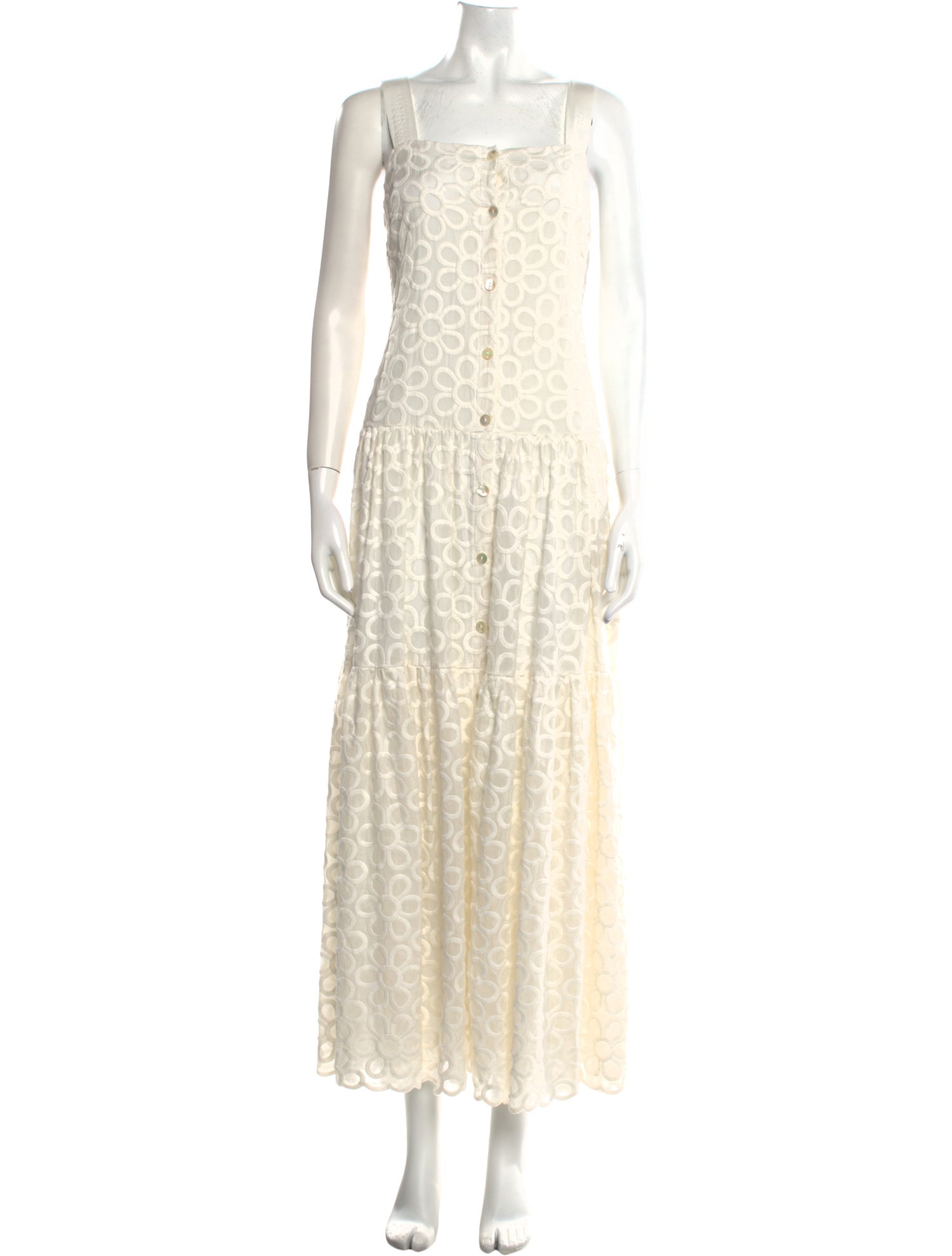 Rebecca Taylor Floral Print Long Dress