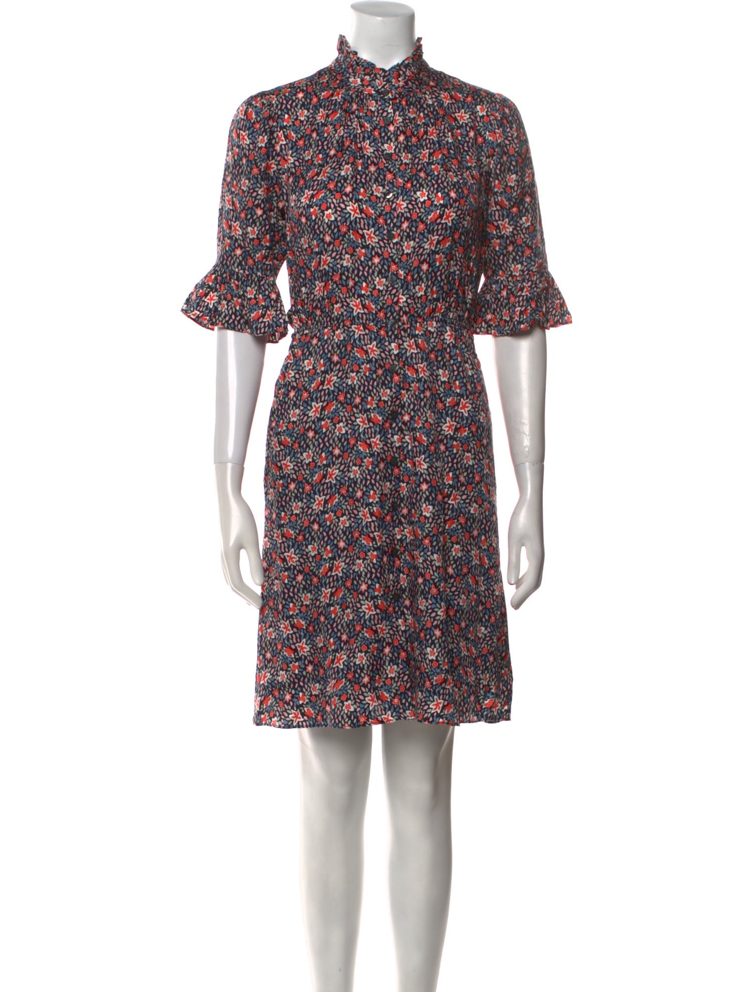 Rebecca Taylor Floral Print Mini Dress