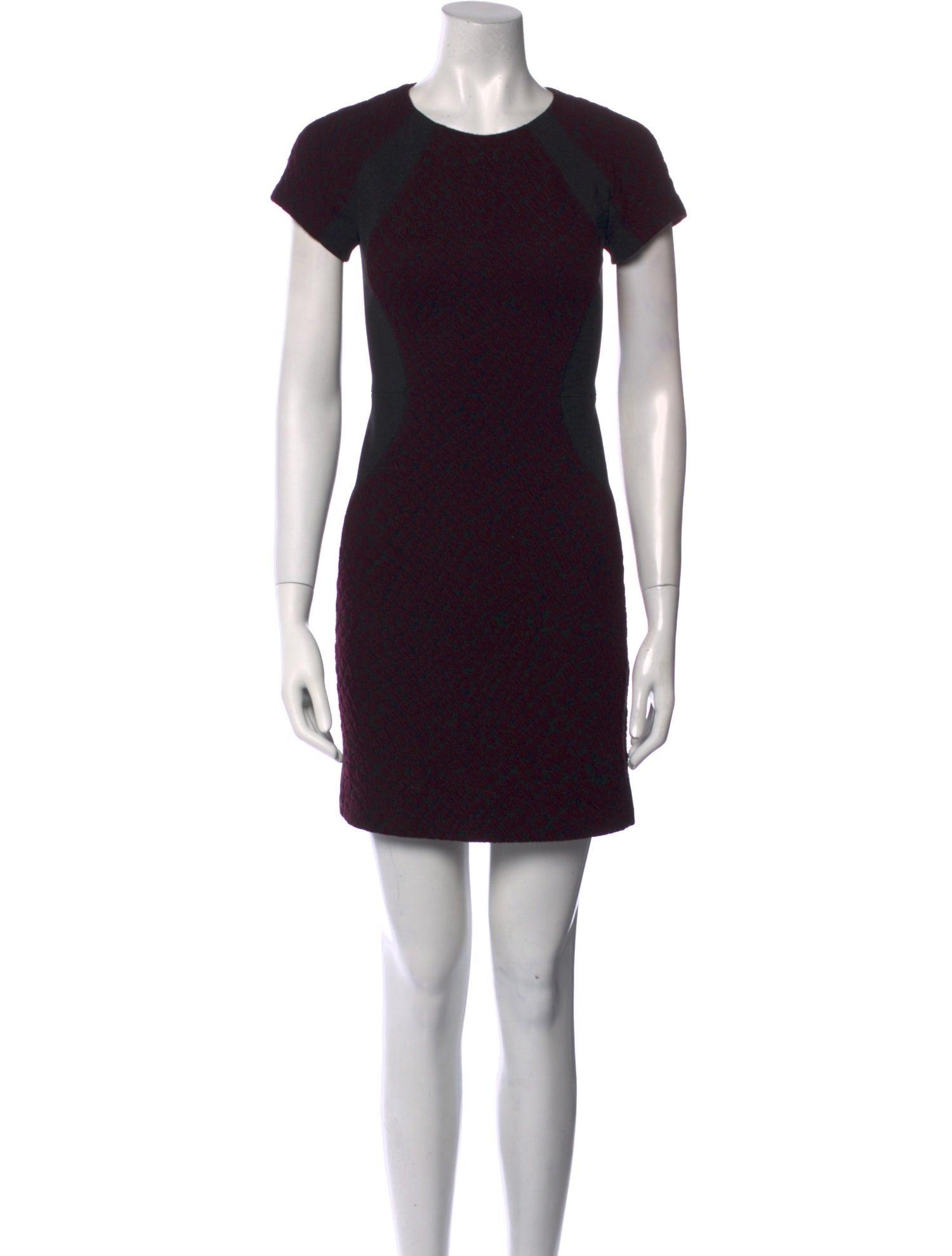 Rebecca Taylor Crew Neck Mini Dress