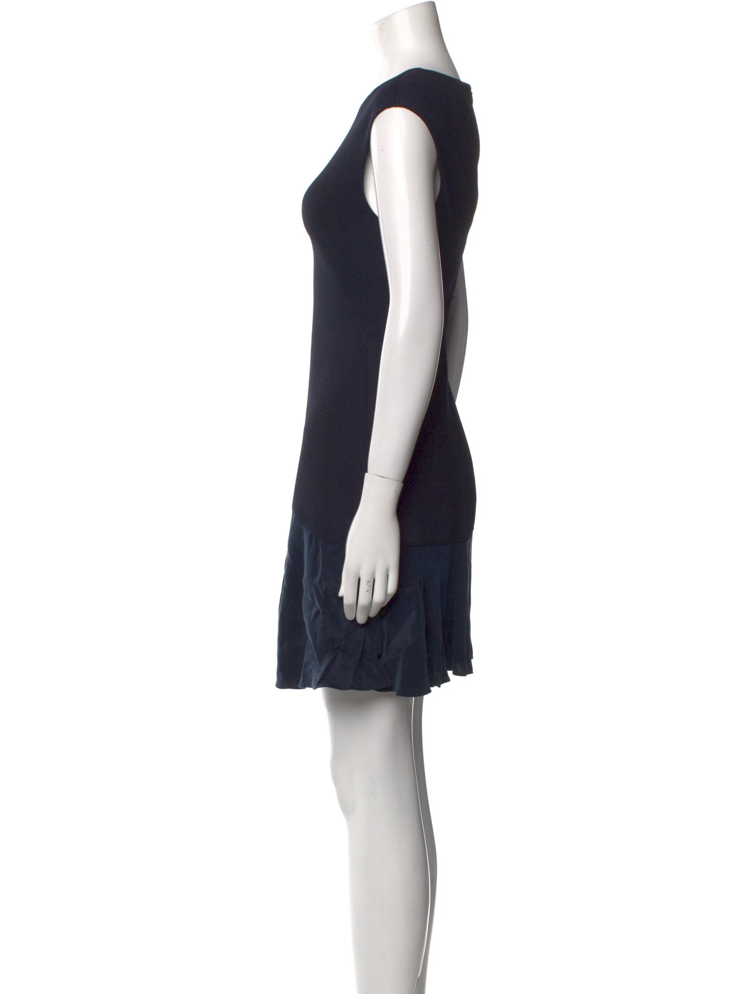 Rebecca Taylor Crew Neck Mini Dress