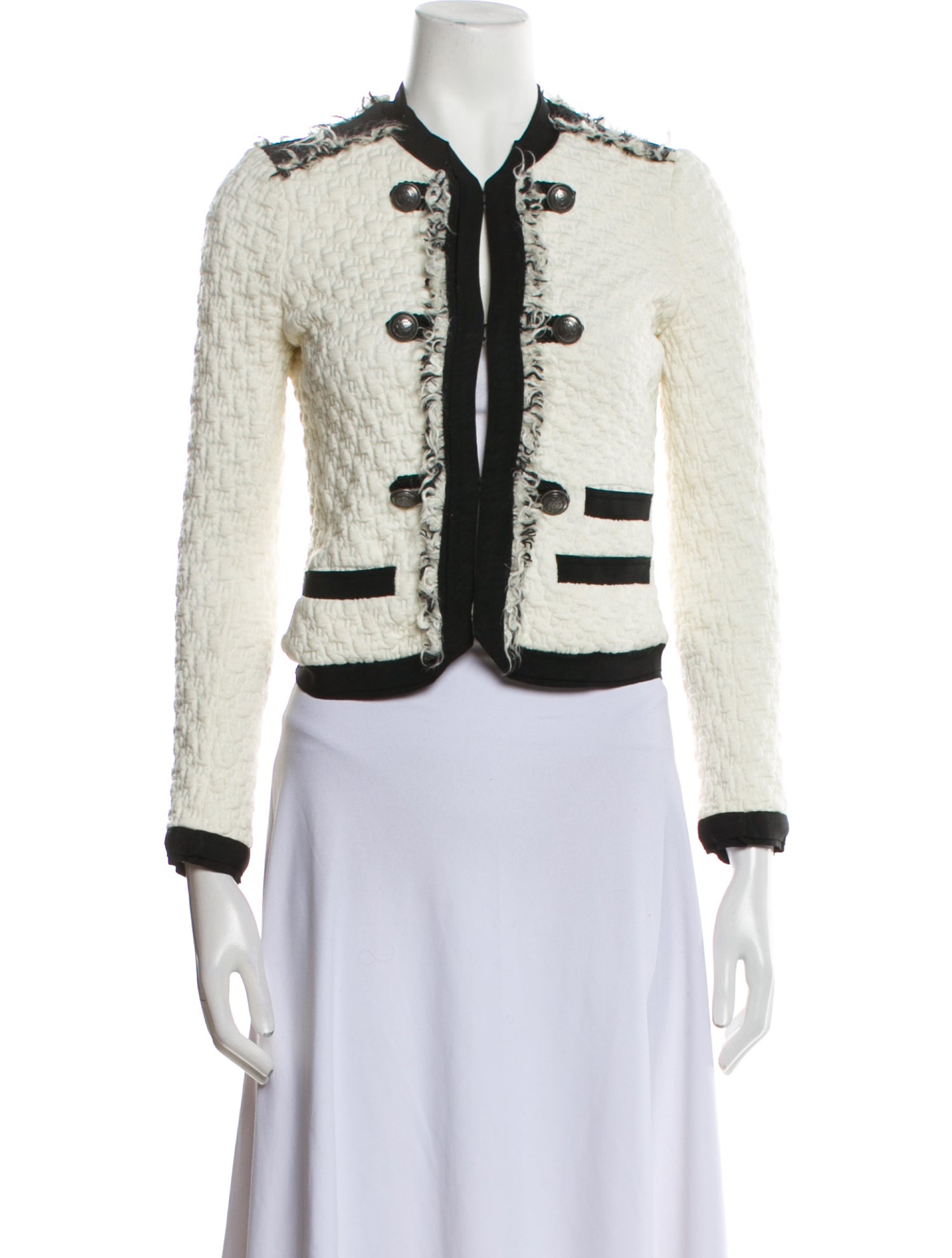 Rebecca Taylor Tweed Pattern Evening Jacket