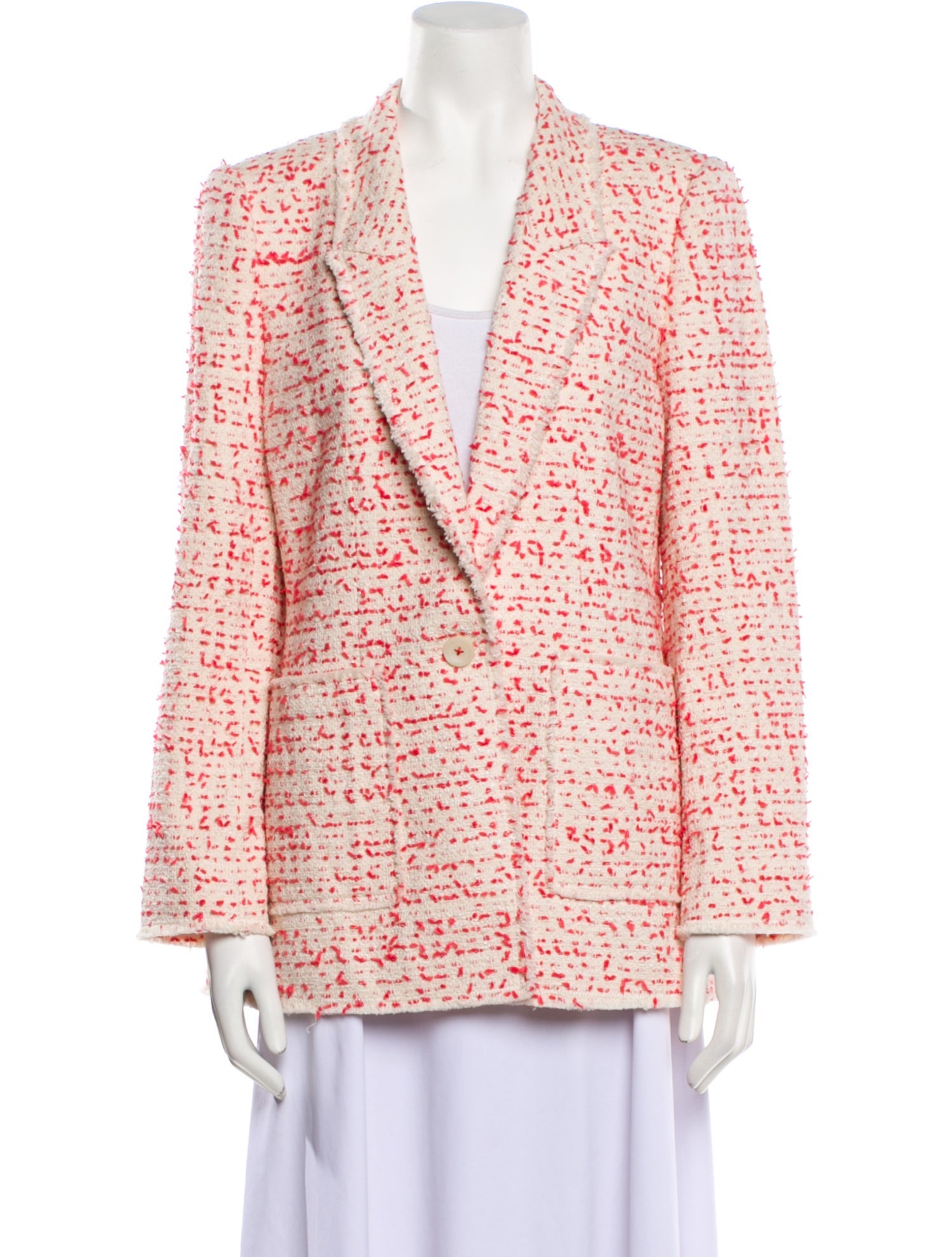Rebecca Taylor Tweed Pattern Blazer