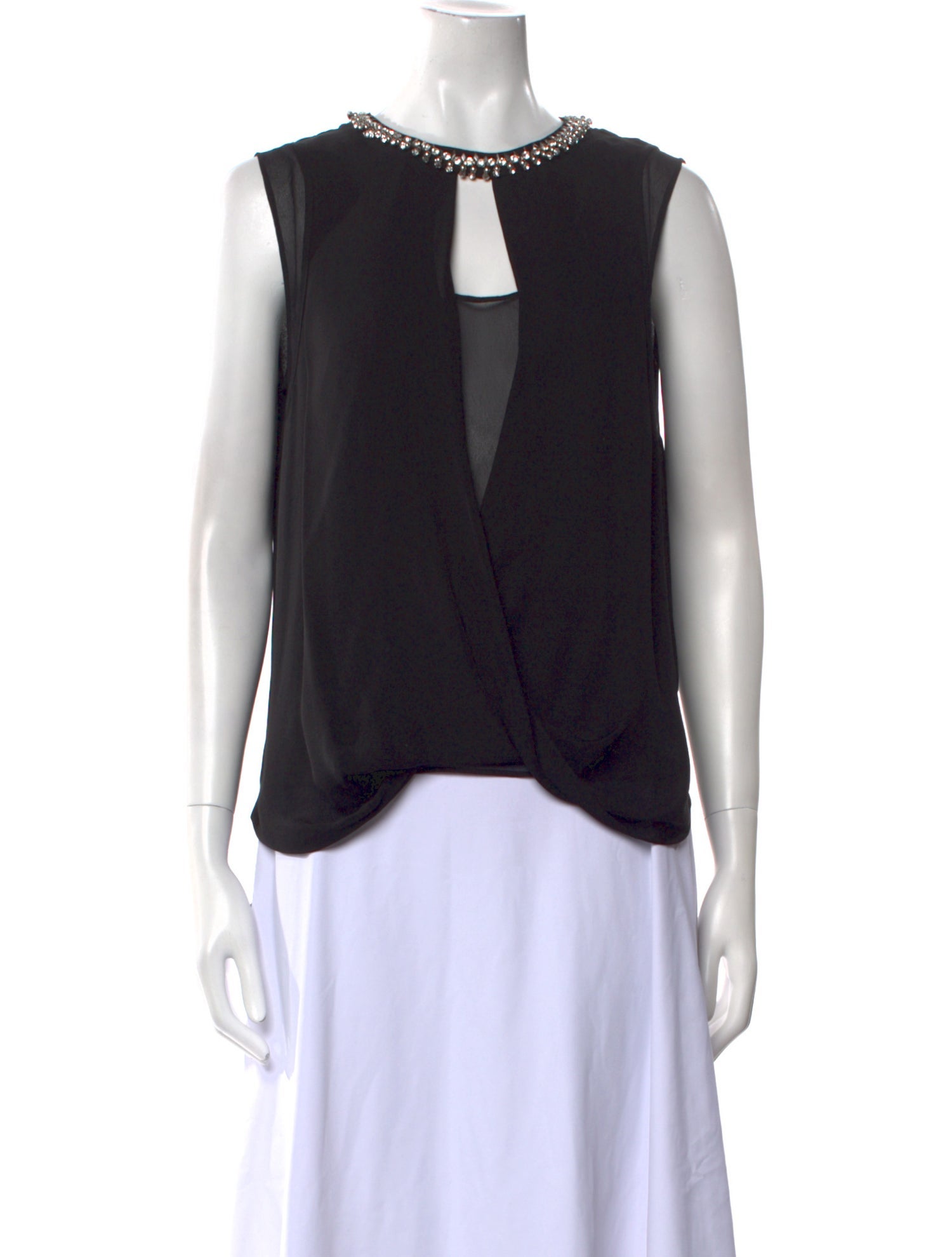 Rebecca Taylor Silk Crew Neck Blouse w/ Tags