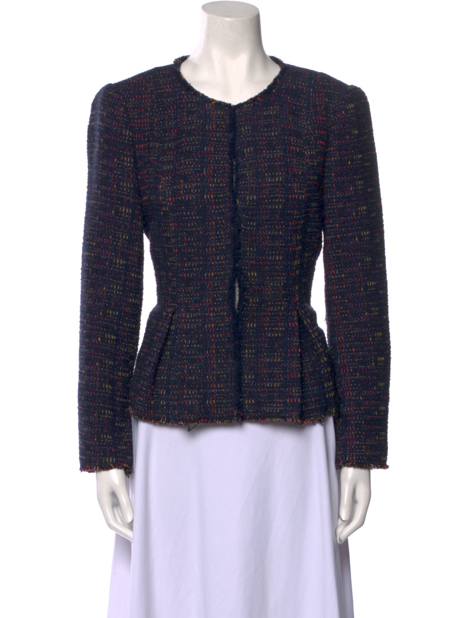 Rebecca Taylor Striped Scoop Neck Sweater