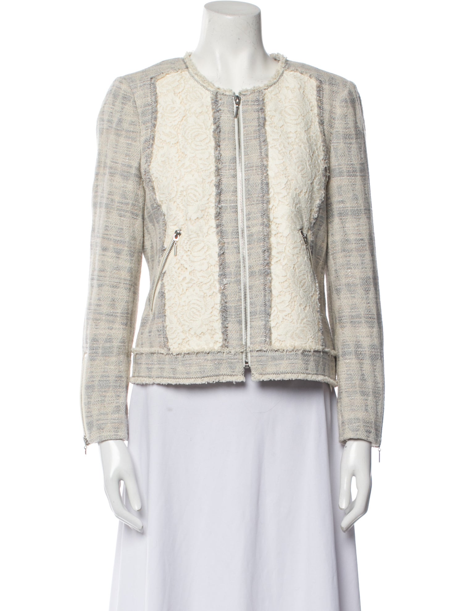 Rebecca Taylor Tweed Pattern Jacket