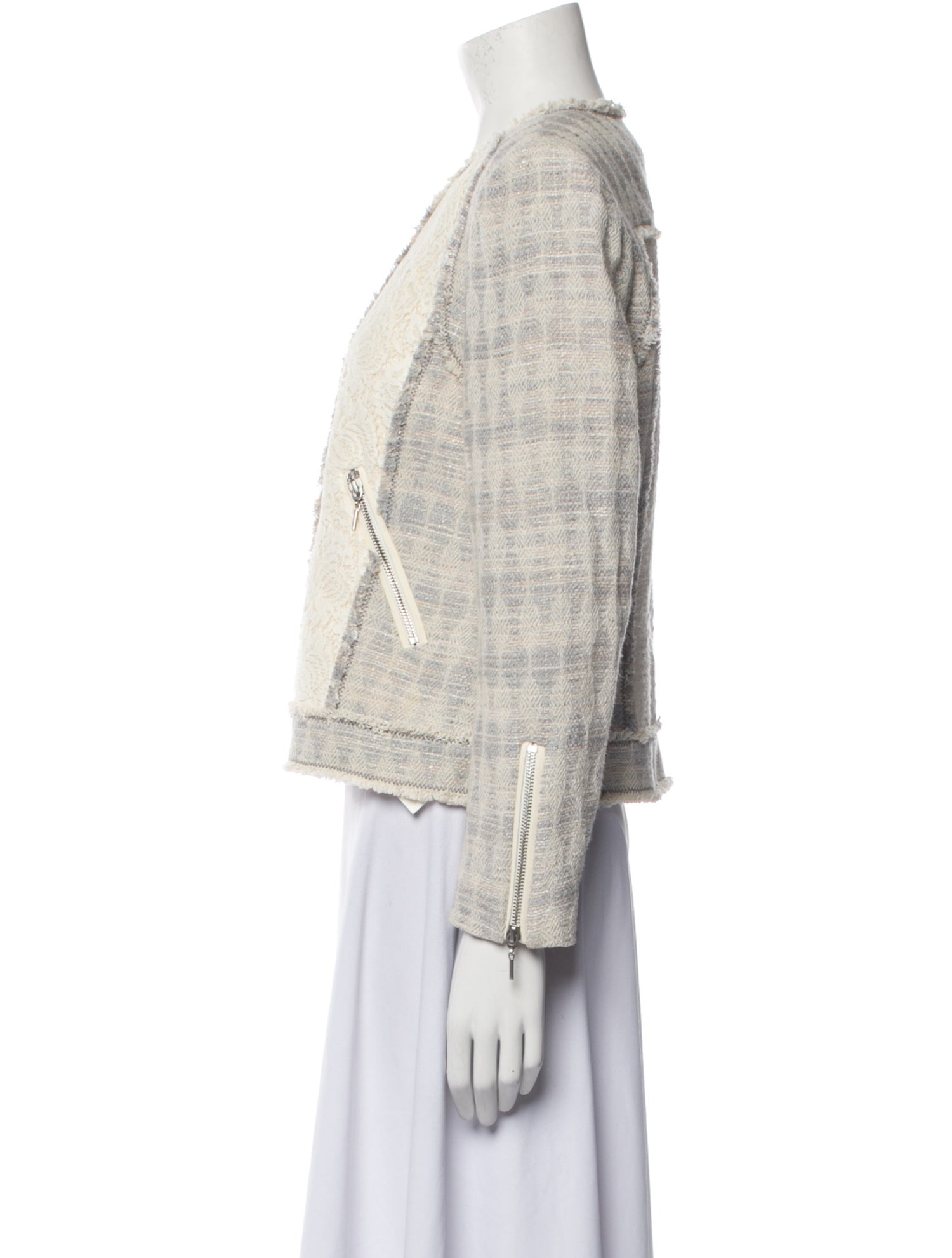 Rebecca Taylor Tweed Pattern Jacket