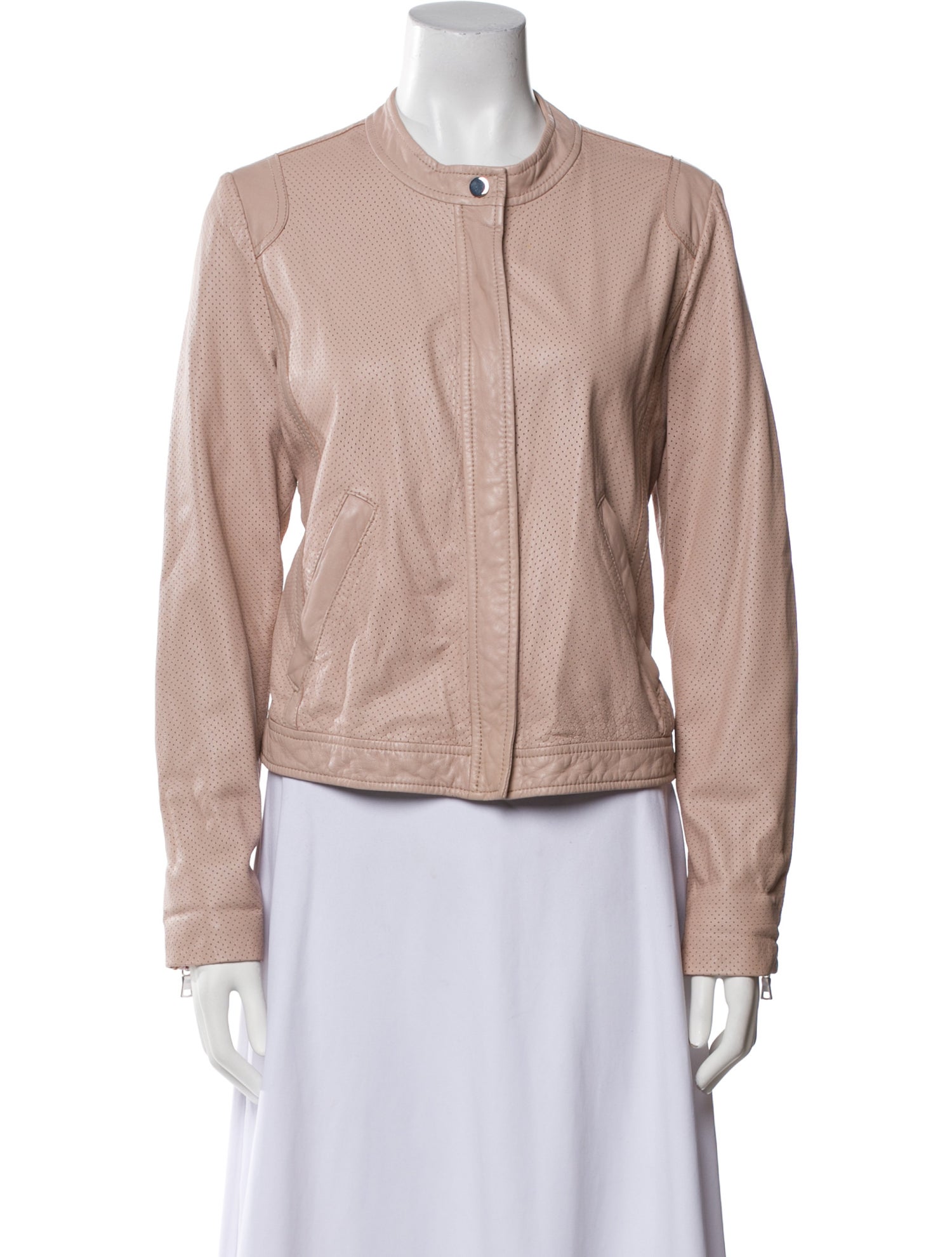 Rebecca Taylor Leather Evening Jacket