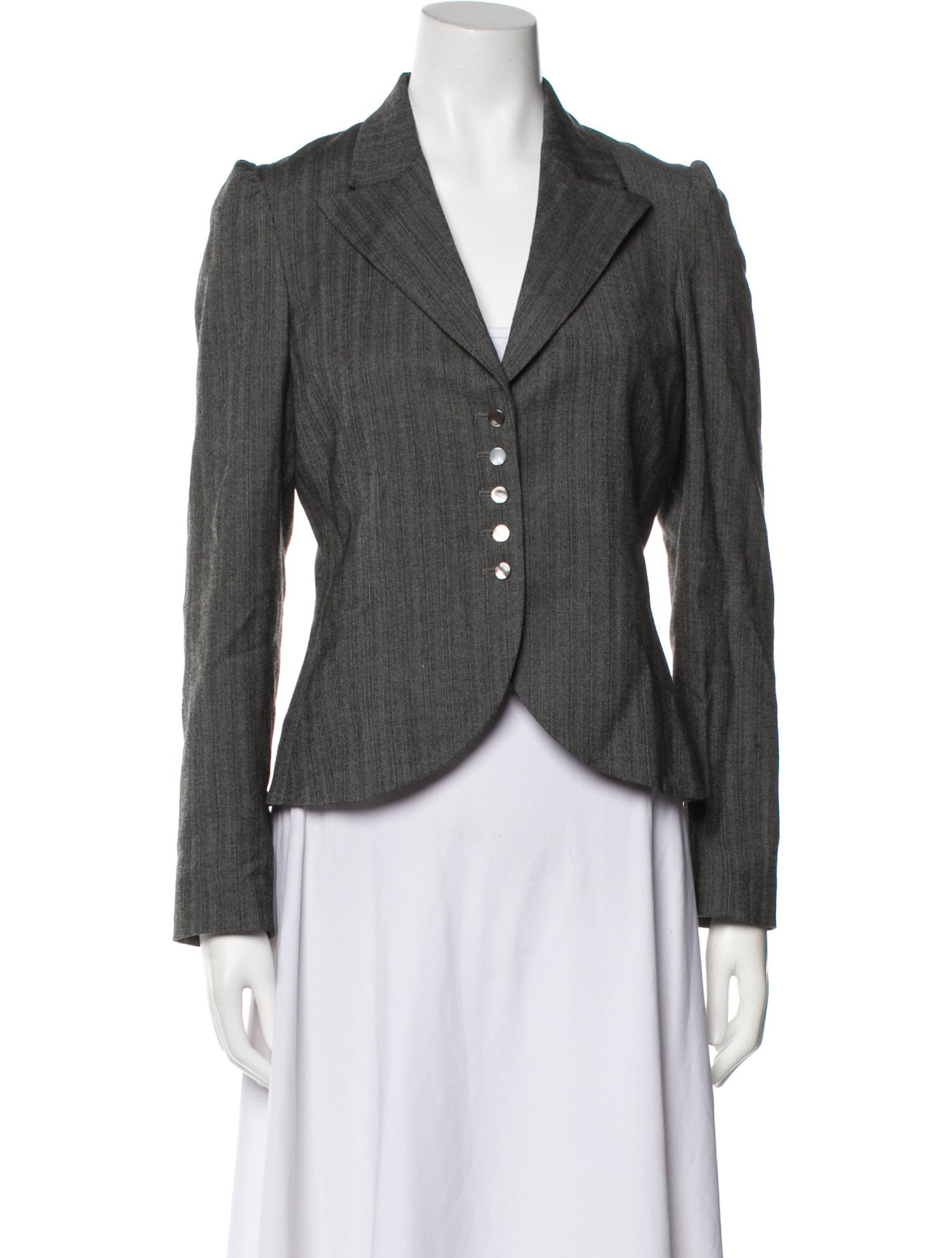 Rebecca Taylor Wool Striped Blazer