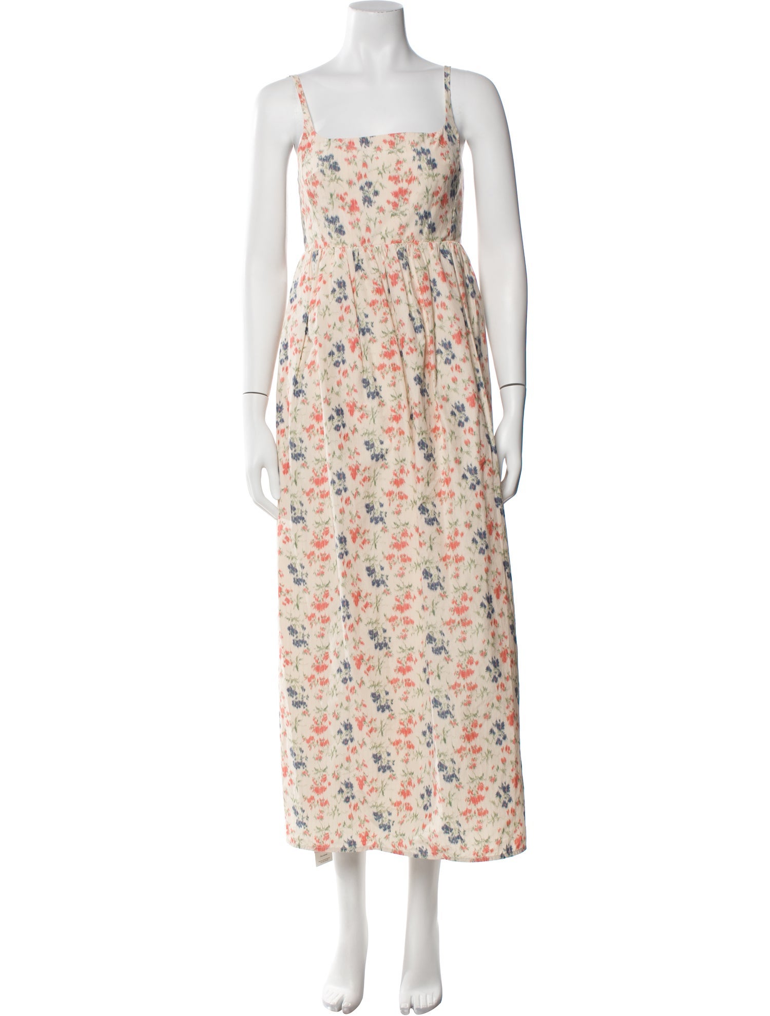 Rebecca Taylor Floral Print Long Dress