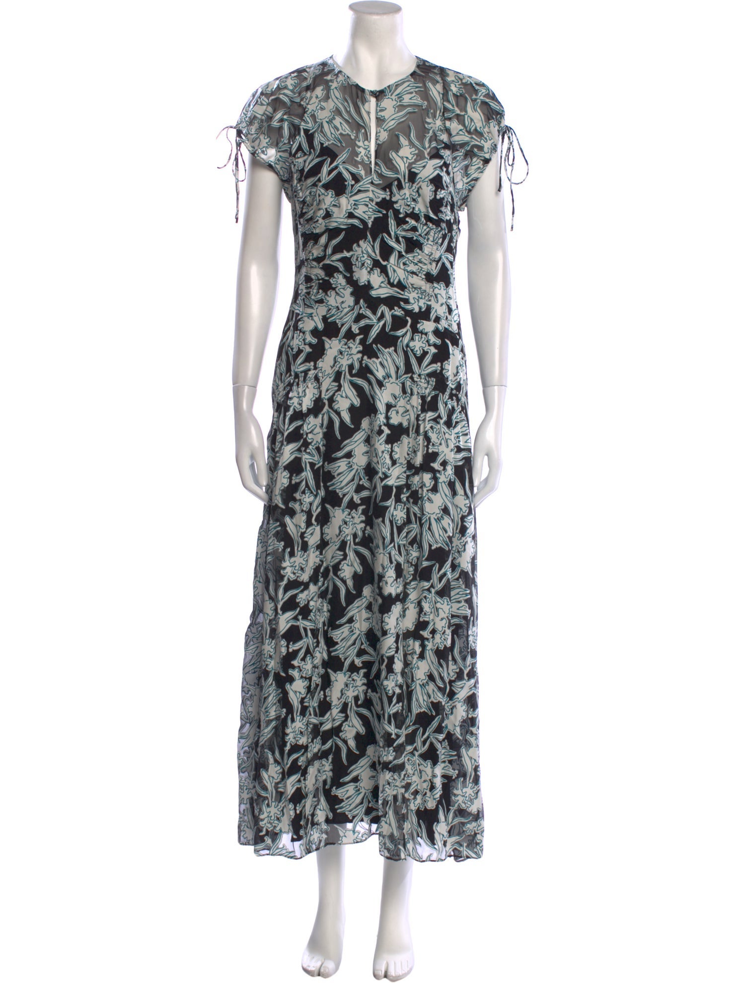 Rebecca Taylor Printed Long Dress