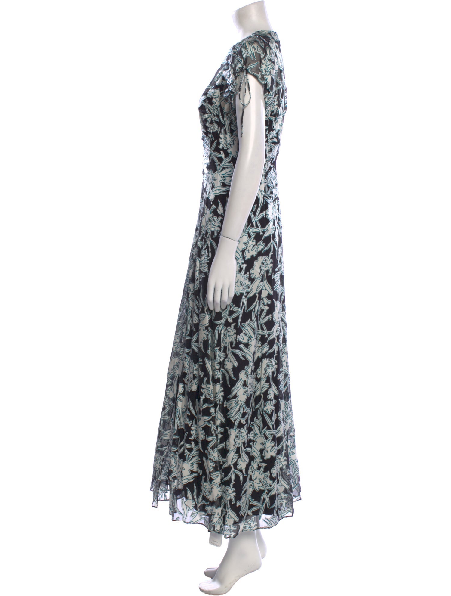 Rebecca Taylor Printed Long Dress