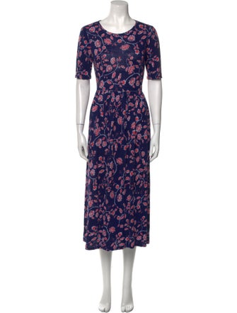 Rebecca Taylor Linen Midi Length Dress