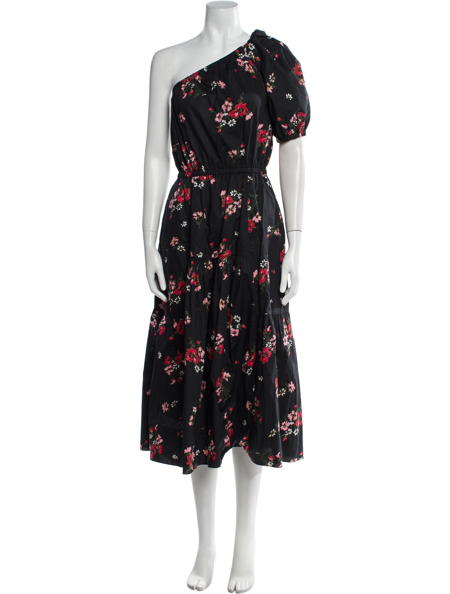 Rebecca Taylor Floral Print Long Dress