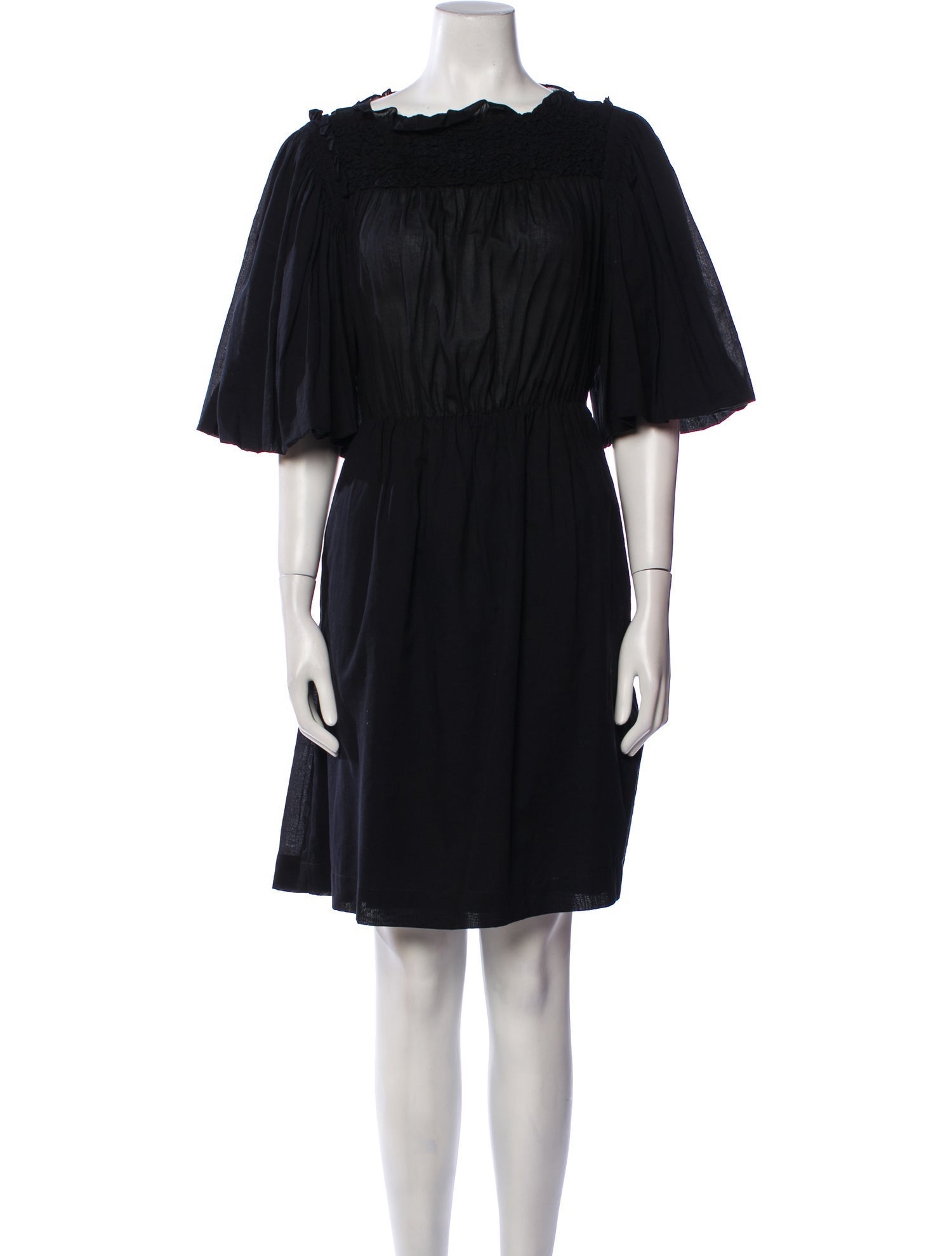 Rebecca Taylor Bateau Neckline Knee-Length Dress