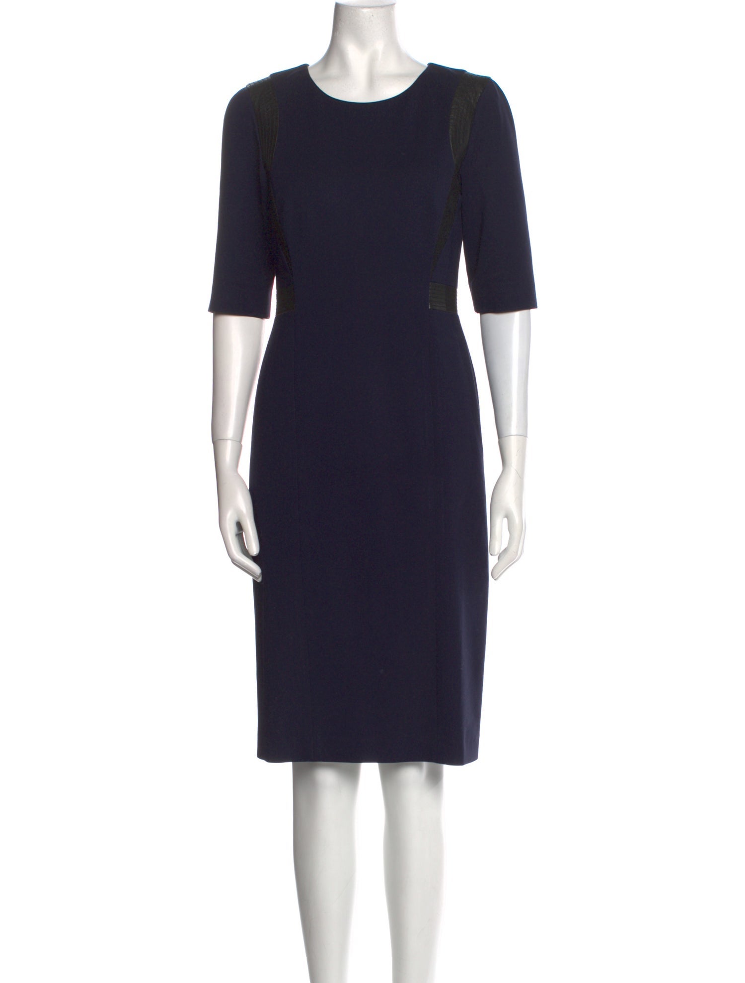 Rebecca Taylor Crew Neck Knee-Length Dress
