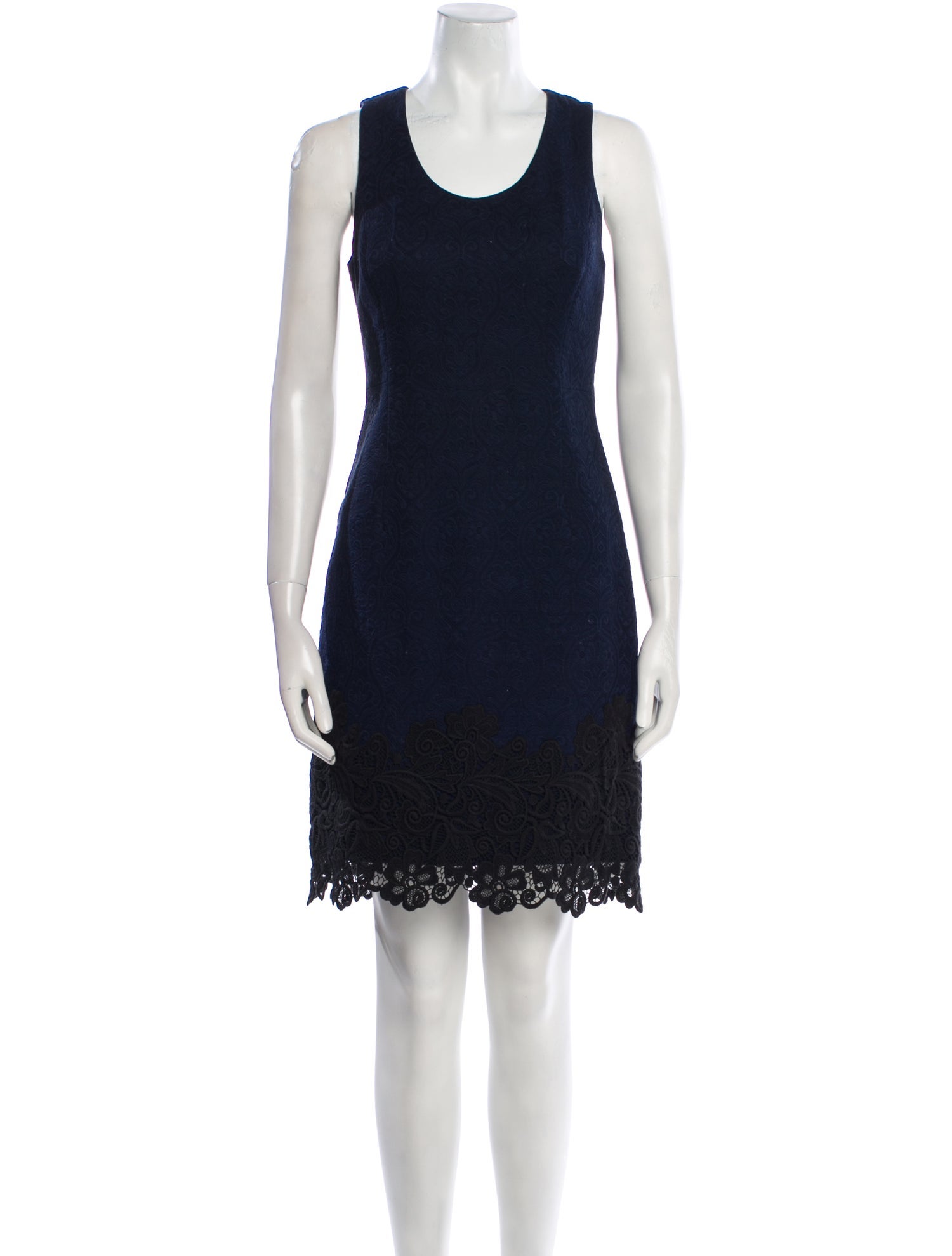 Rebecca Taylor Scoop Neck Mini Dress