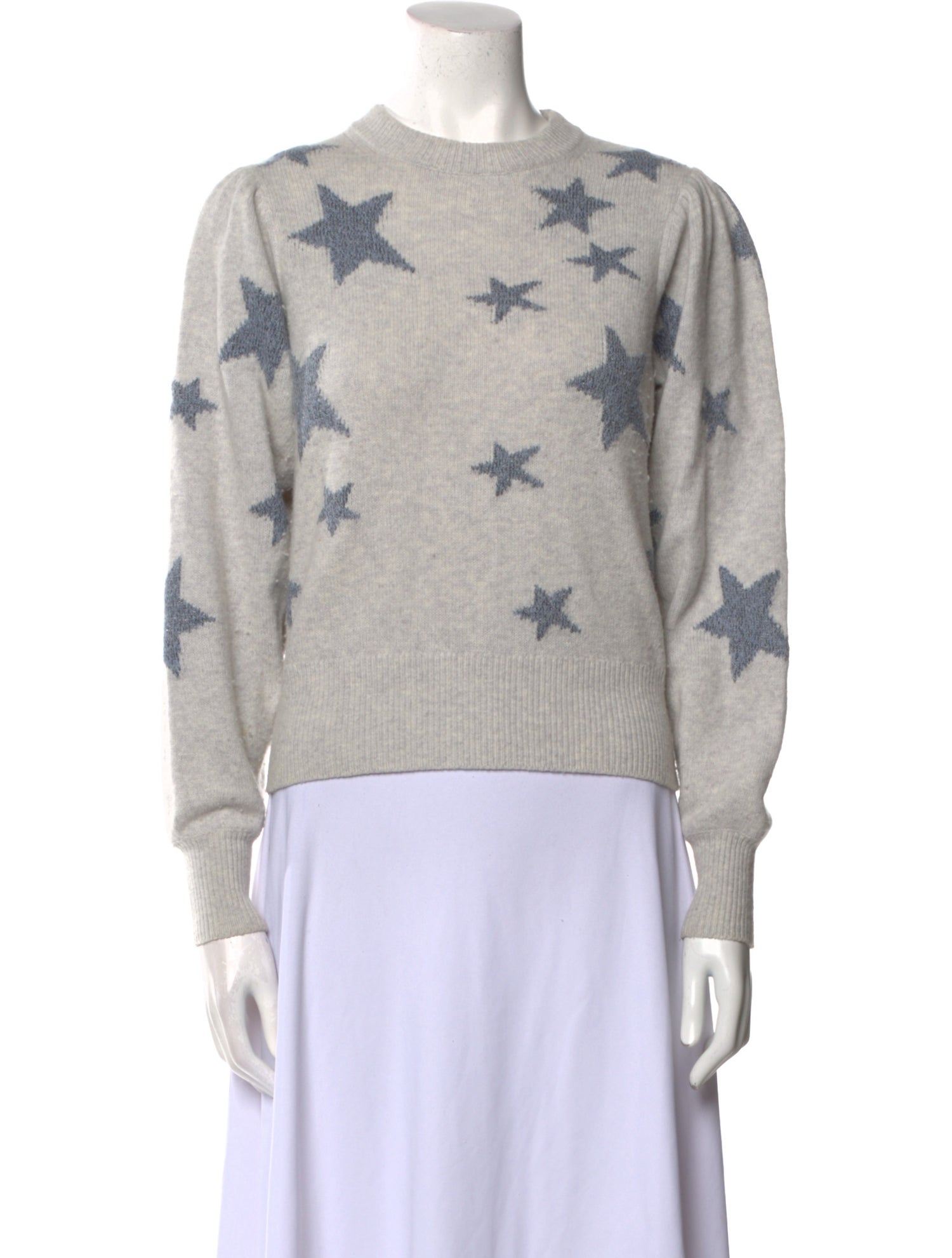 Rebecca Taylor Printed Crew Neck Sweater