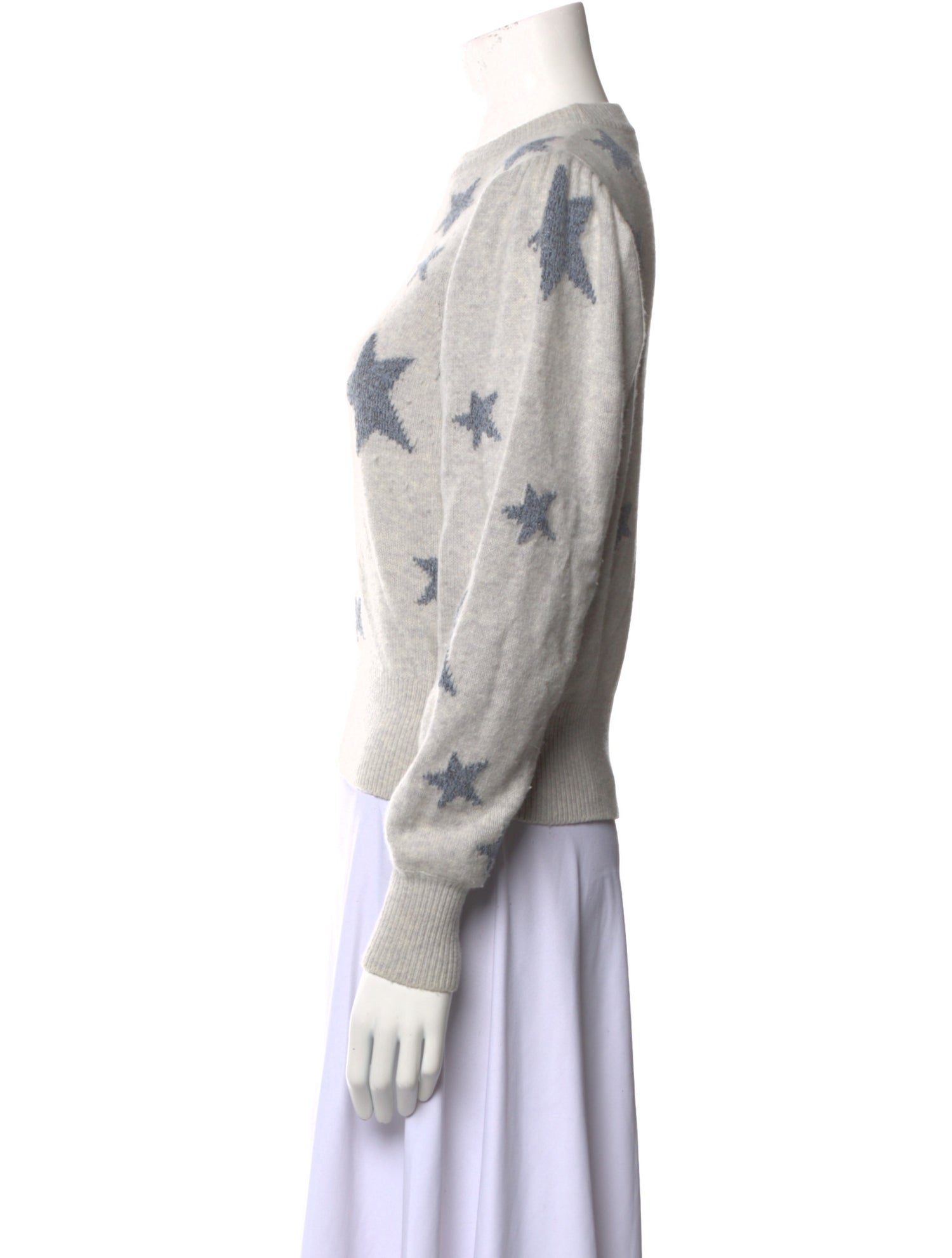 Rebecca Taylor Printed Crew Neck Sweater