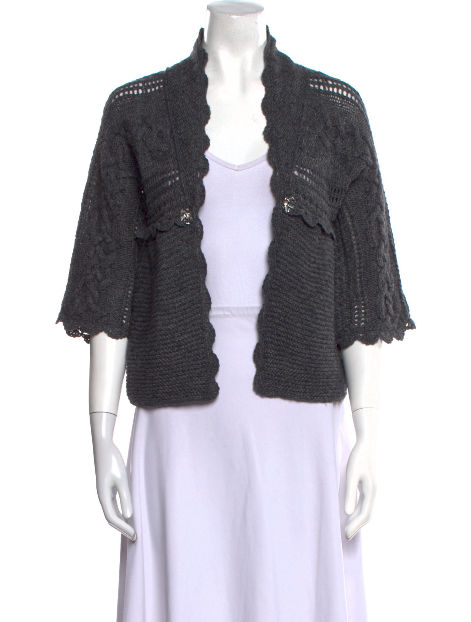 Rebecca Taylor Open Front Sweater