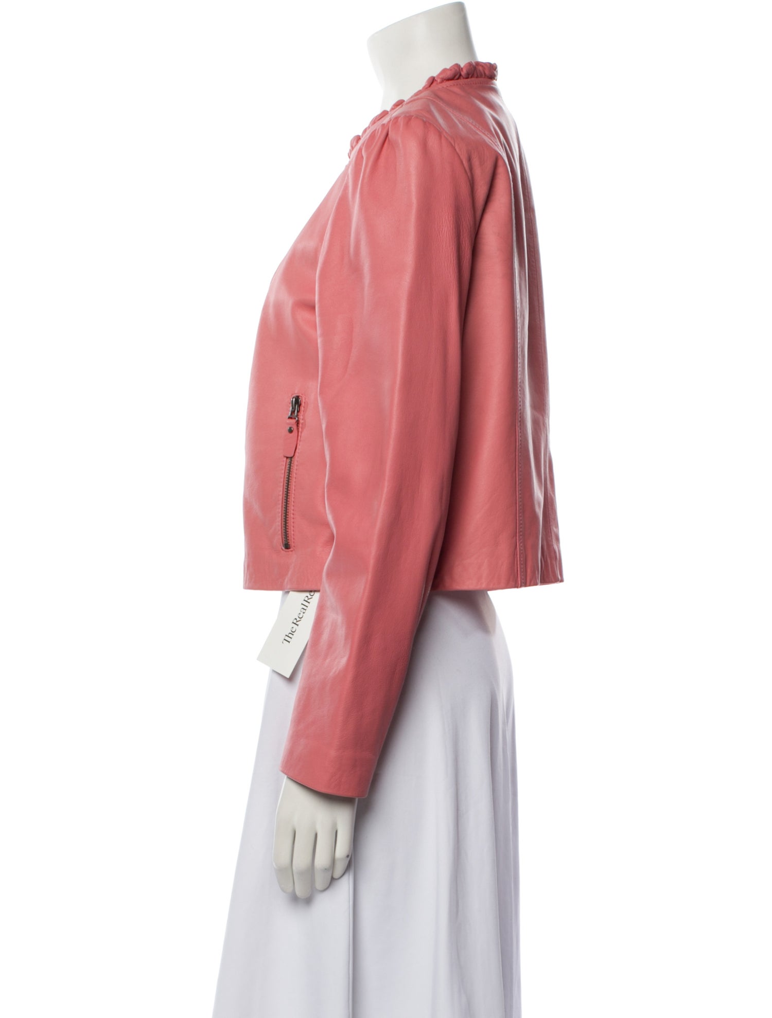 Rebecca Taylor Lamb Leather Evening Jacket