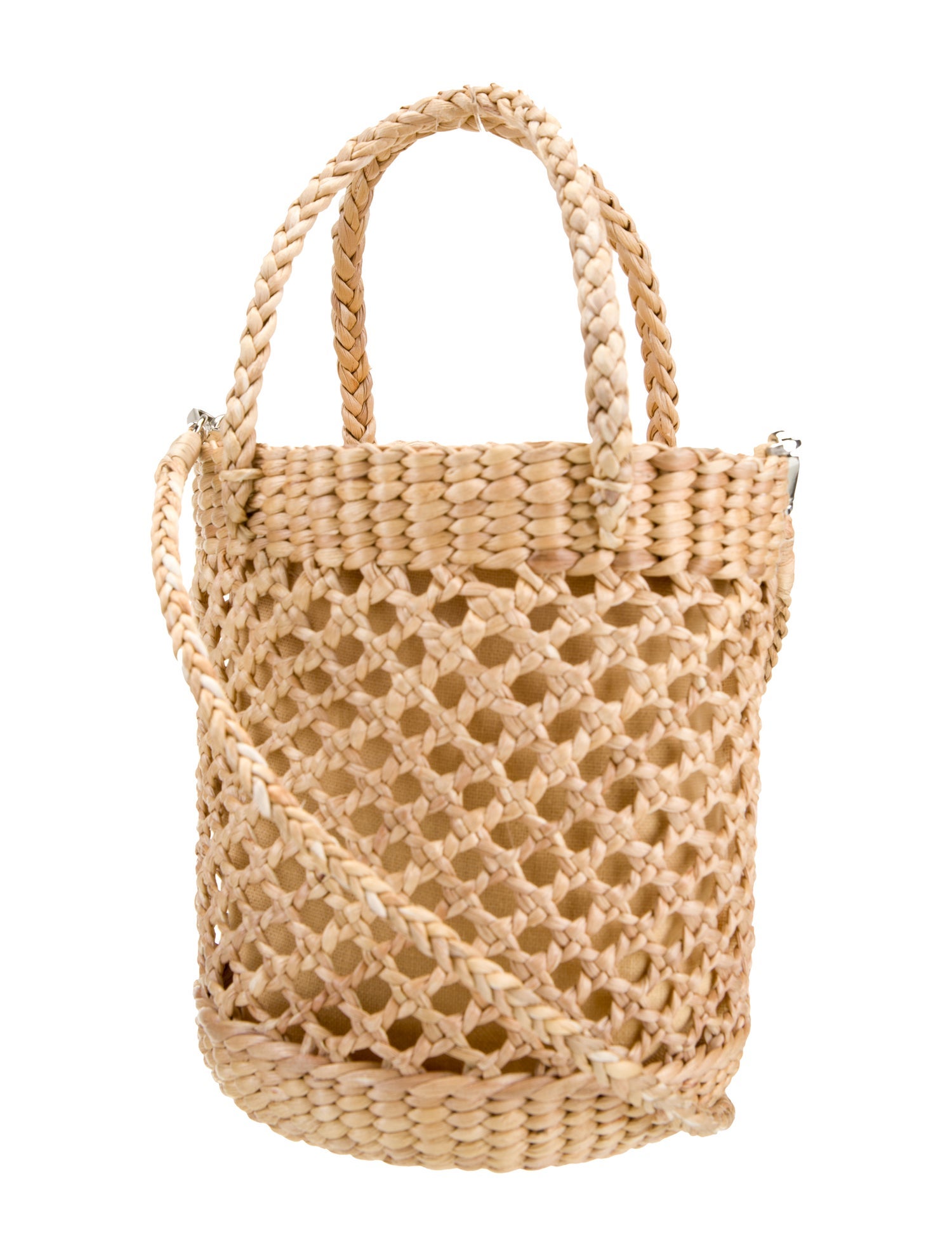 Hat Attack Straw Bucket Bag