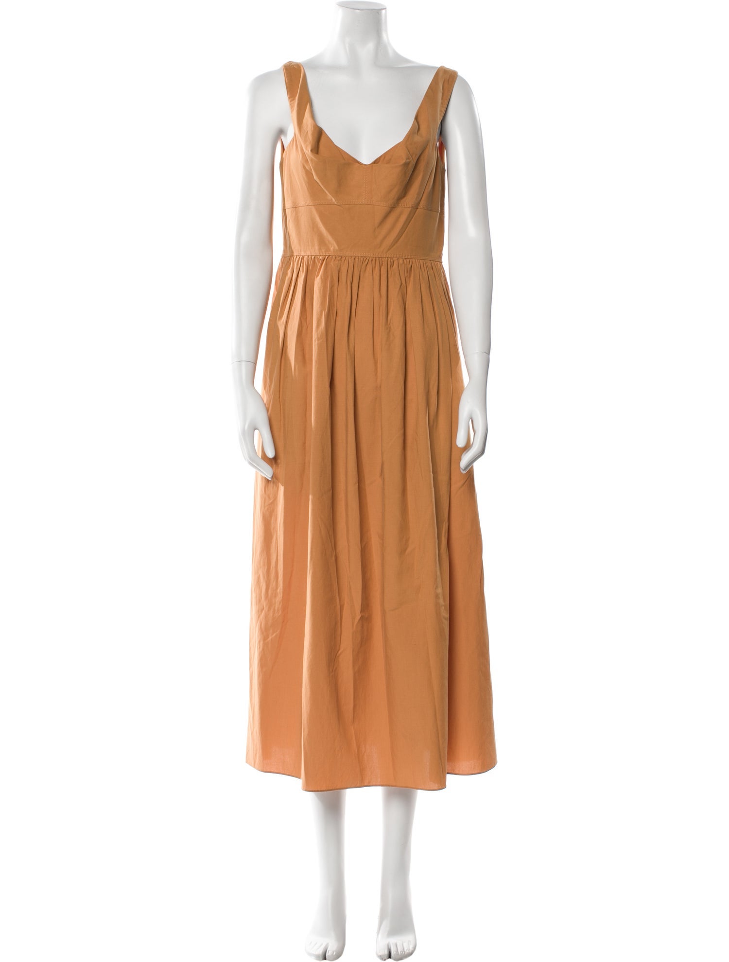 Rebecca Taylor V-Neck Midi Length Dress