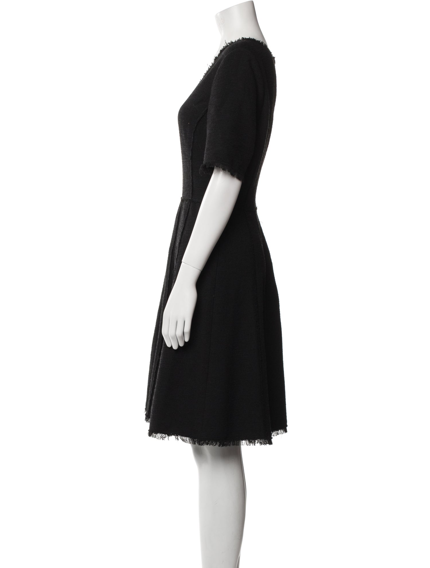 Rebecca Taylor V-Neck Knee-Length Dress