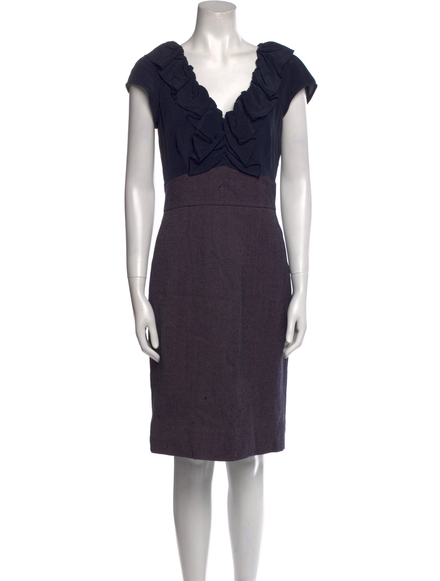 Rebecca Taylor Wool Midi Length Dress