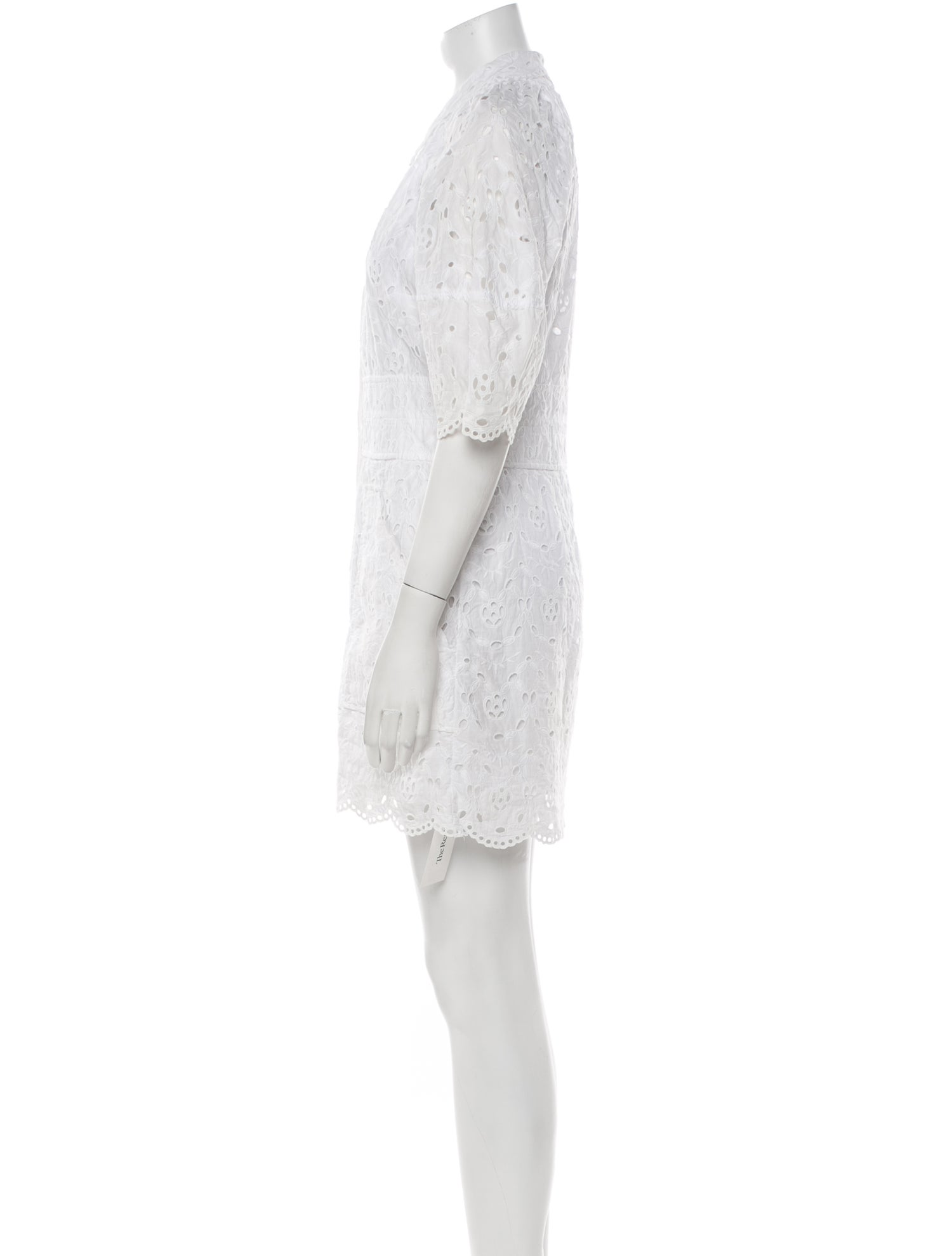 Rebecca Taylor Mock Neck Mini Dress