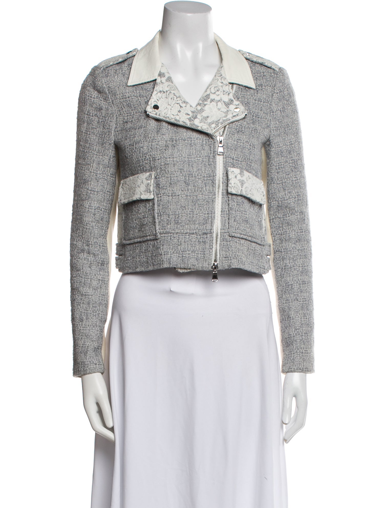 Rebecca Taylor Tweed Pattern Blazer