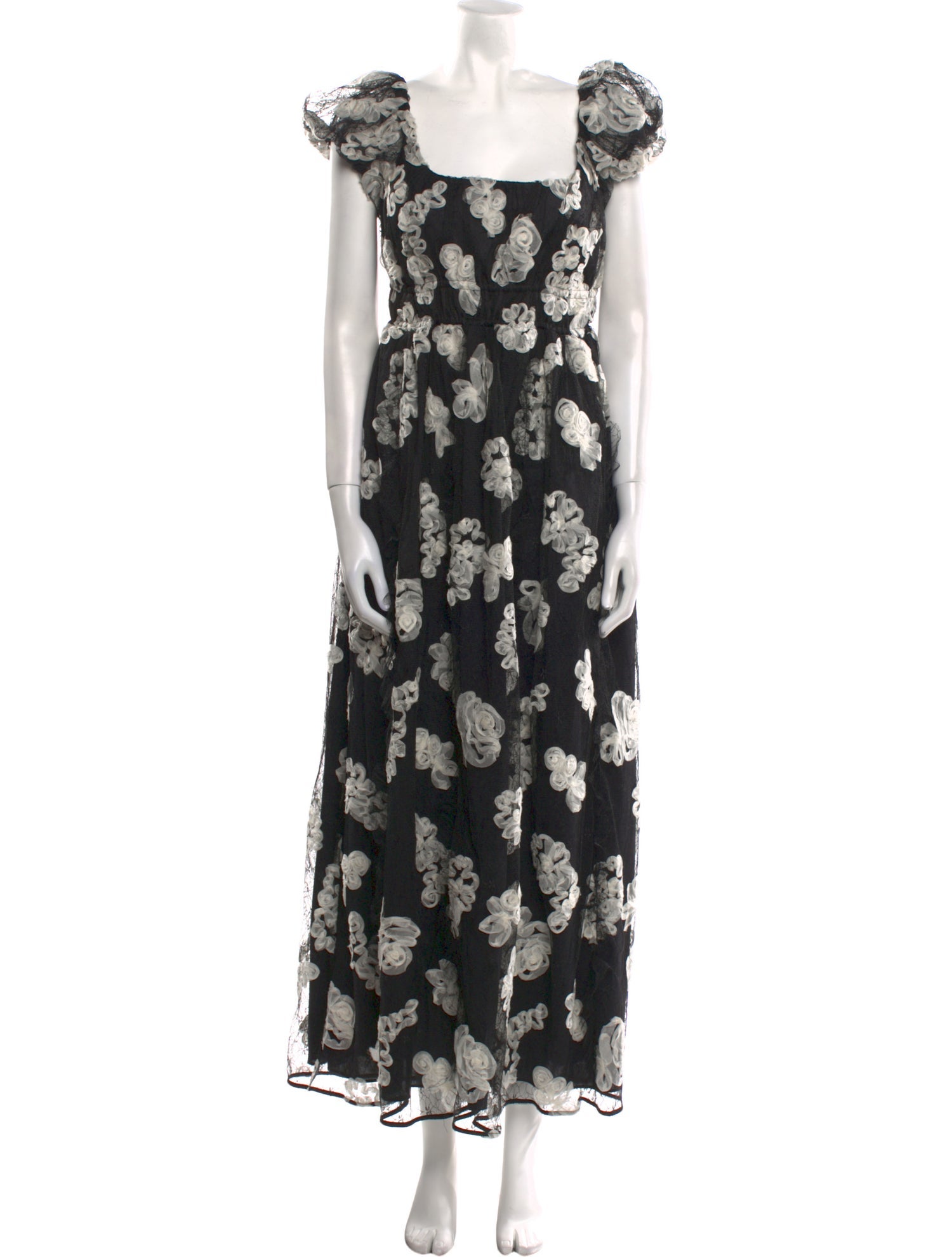 Rebecca Taylor Floral Print Long Dress w/ Tags