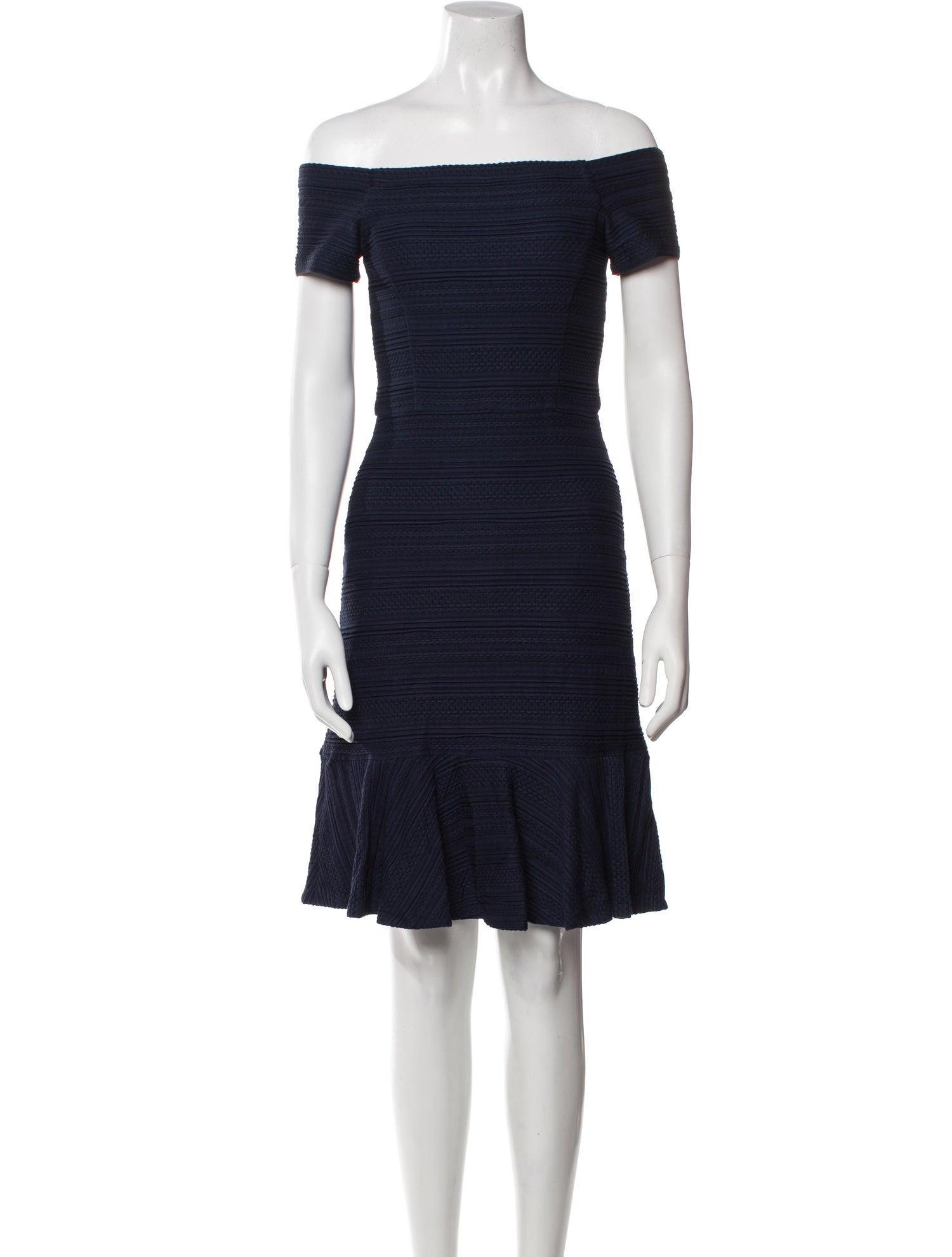 Rebecca Taylor Off-The-Shoulder Knee-Length Dress w/ Tags