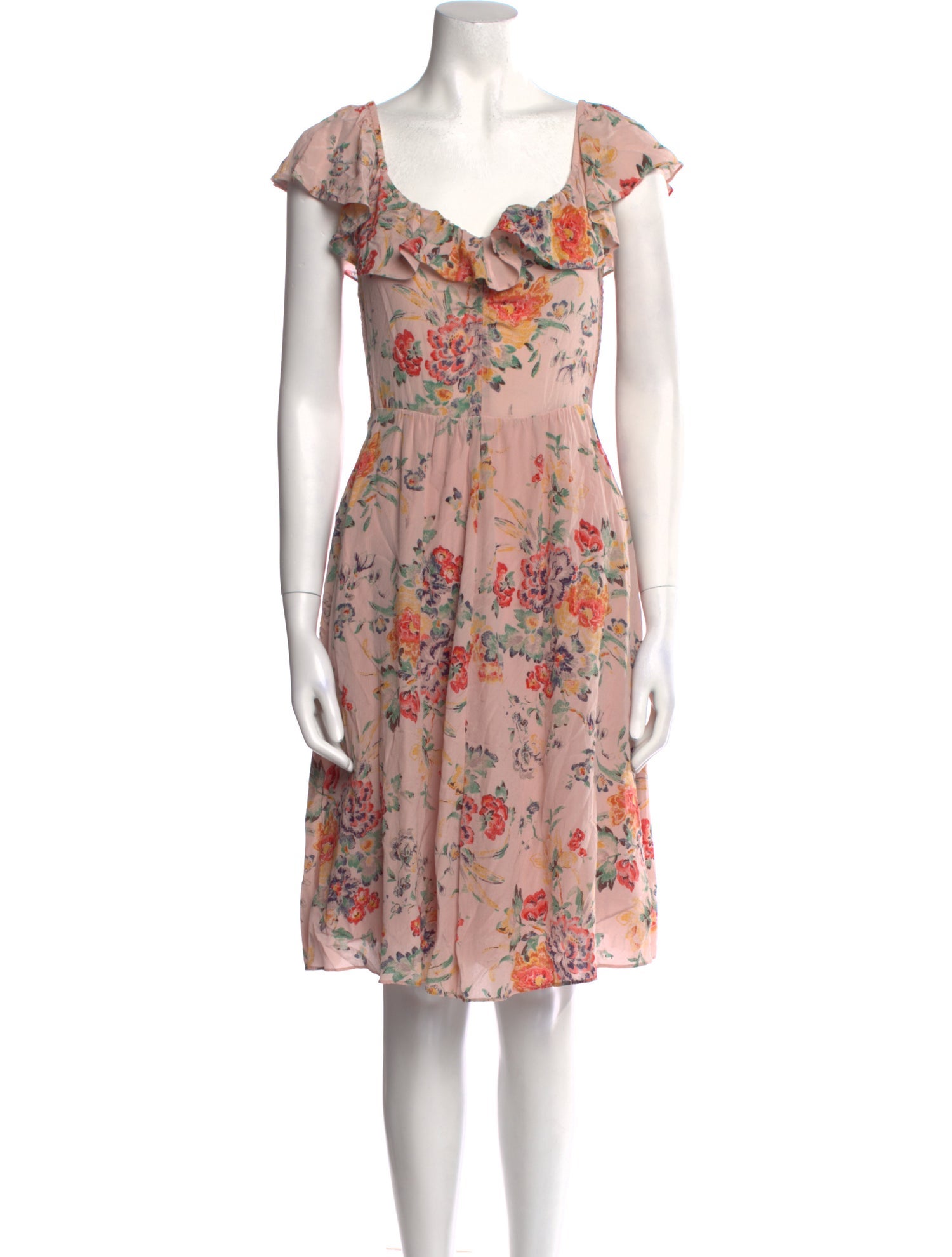 Rebecca Taylor Silk Knee-Length Dress