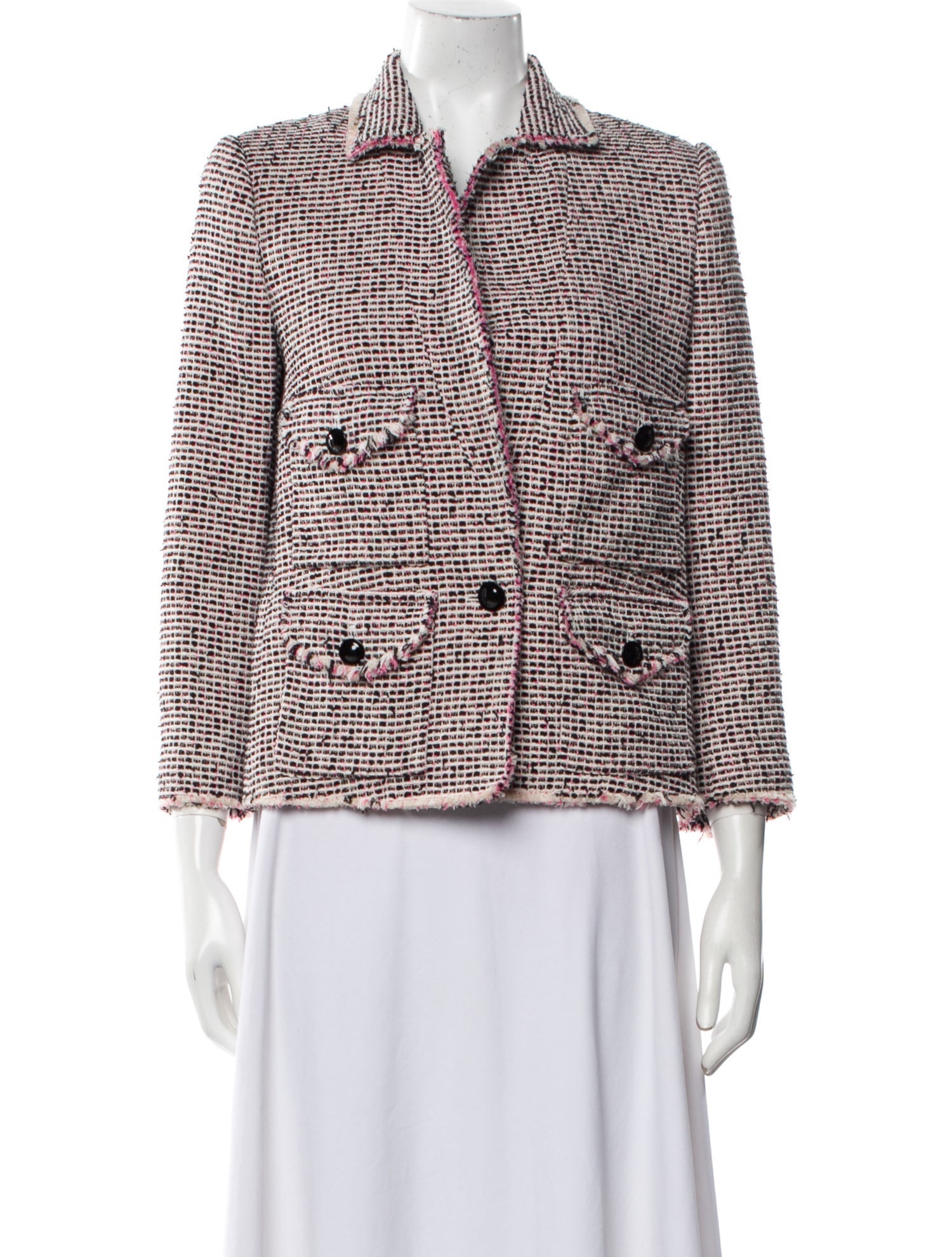 Rebecca Taylor Houndstooth Print Blazer