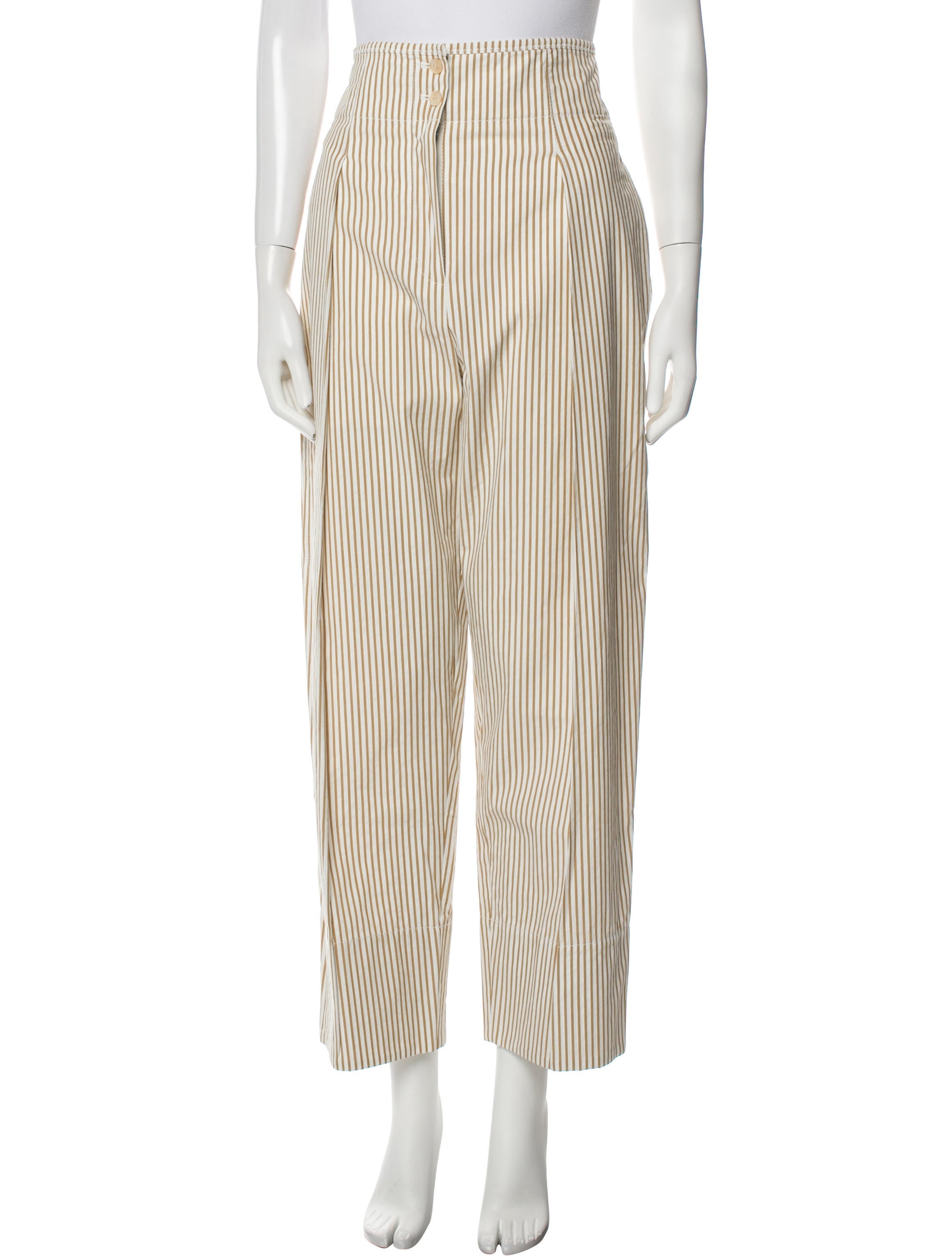 Rebecca Taylor Striped Straight Leg Pants w/ Tags