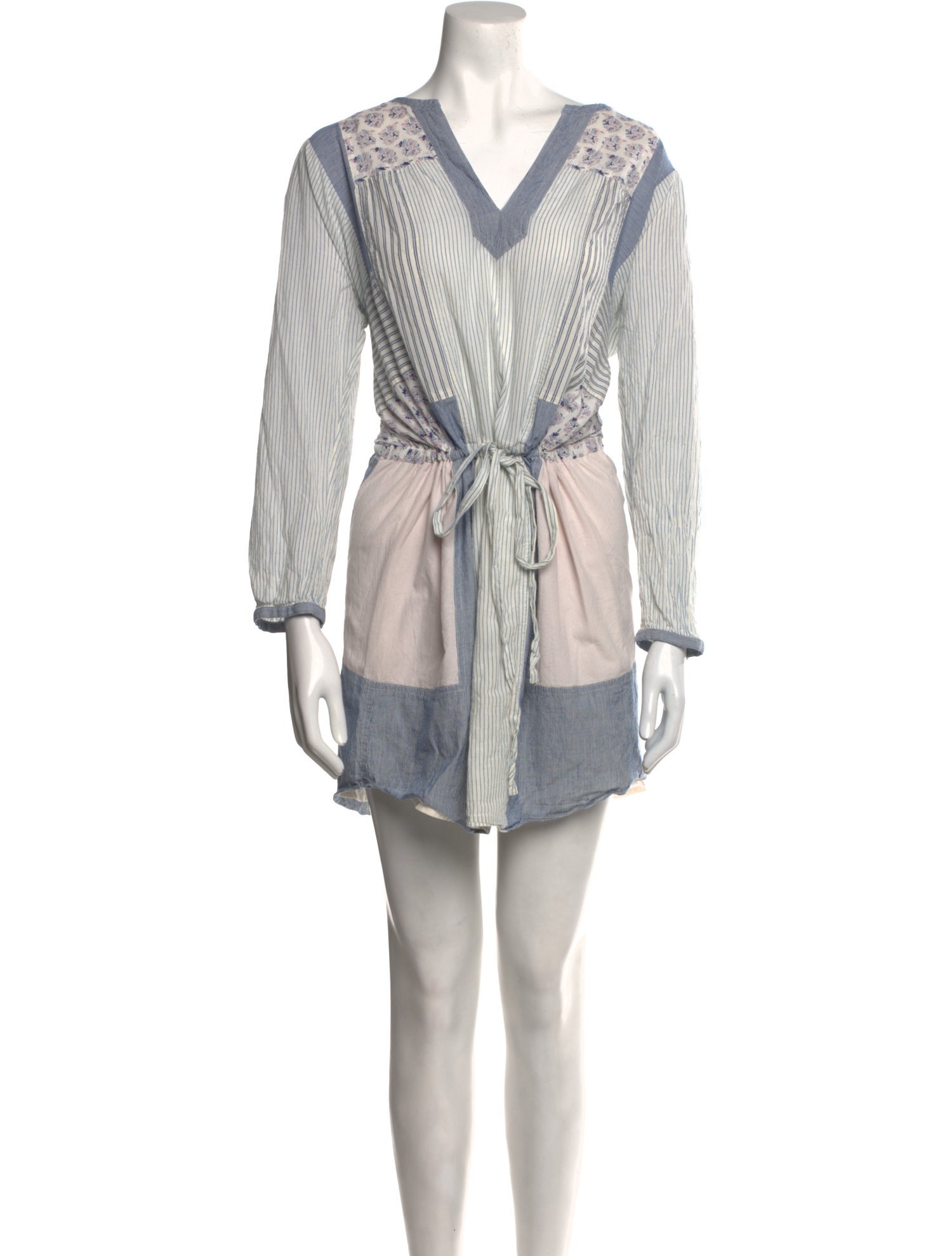 Rebecca Taylor Striped Mini Dress