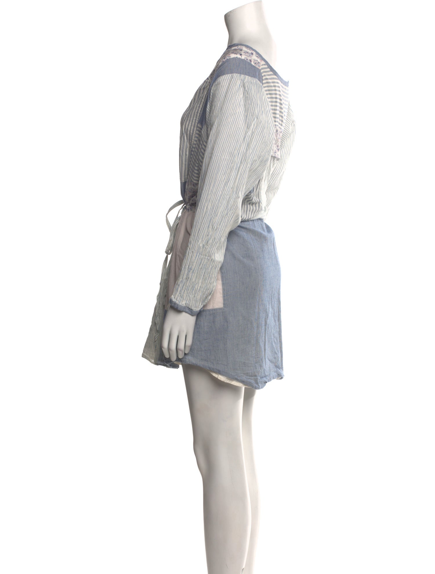 Rebecca Taylor Striped Mini Dress