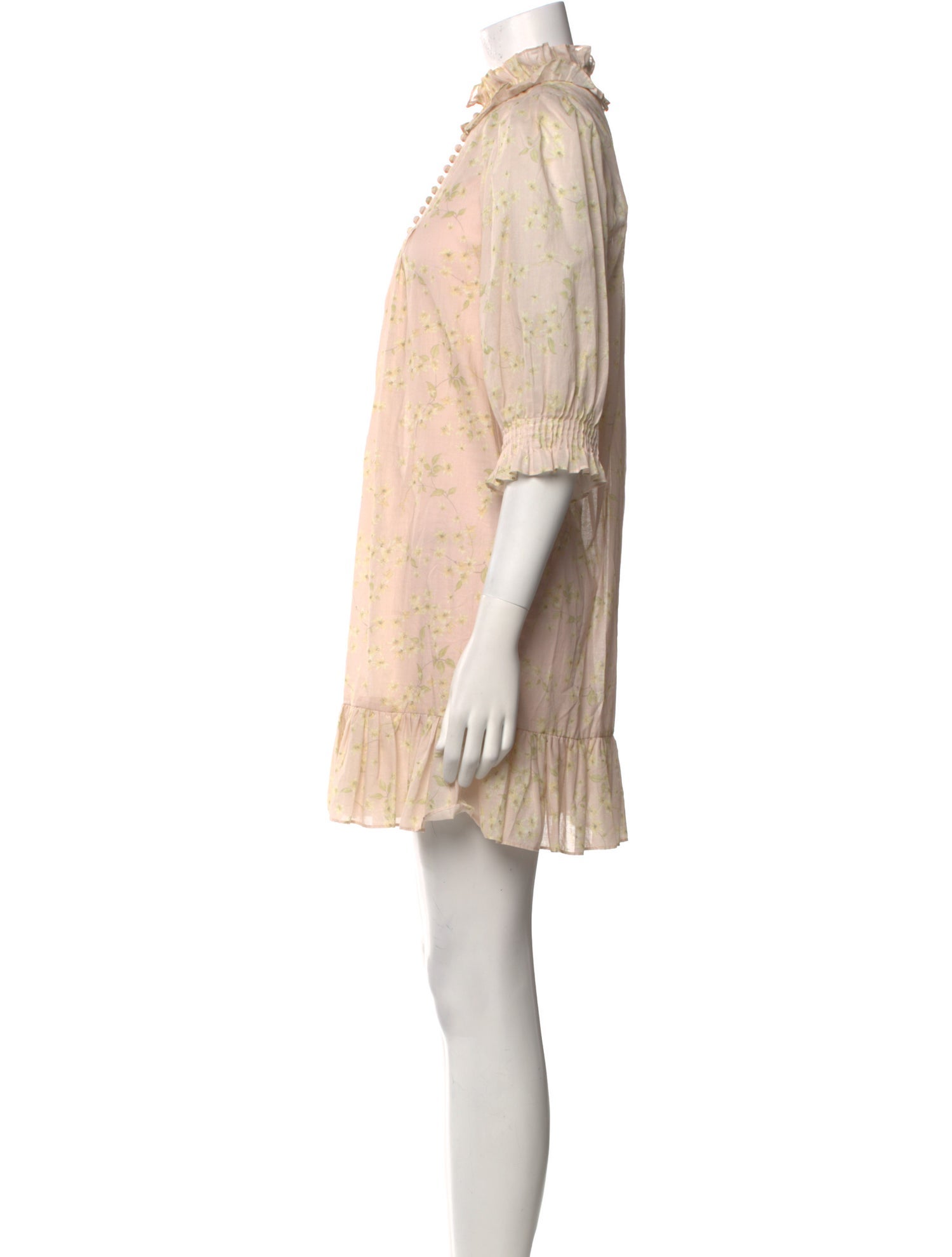 Rebecca Taylor Floral Print Mini Dress