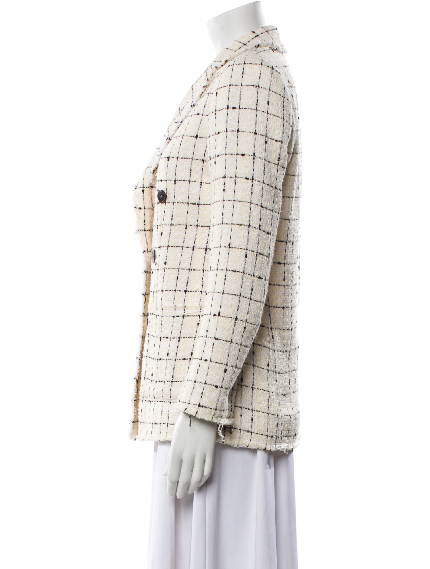 Rebecca Taylor Tweed Pattern Blazer