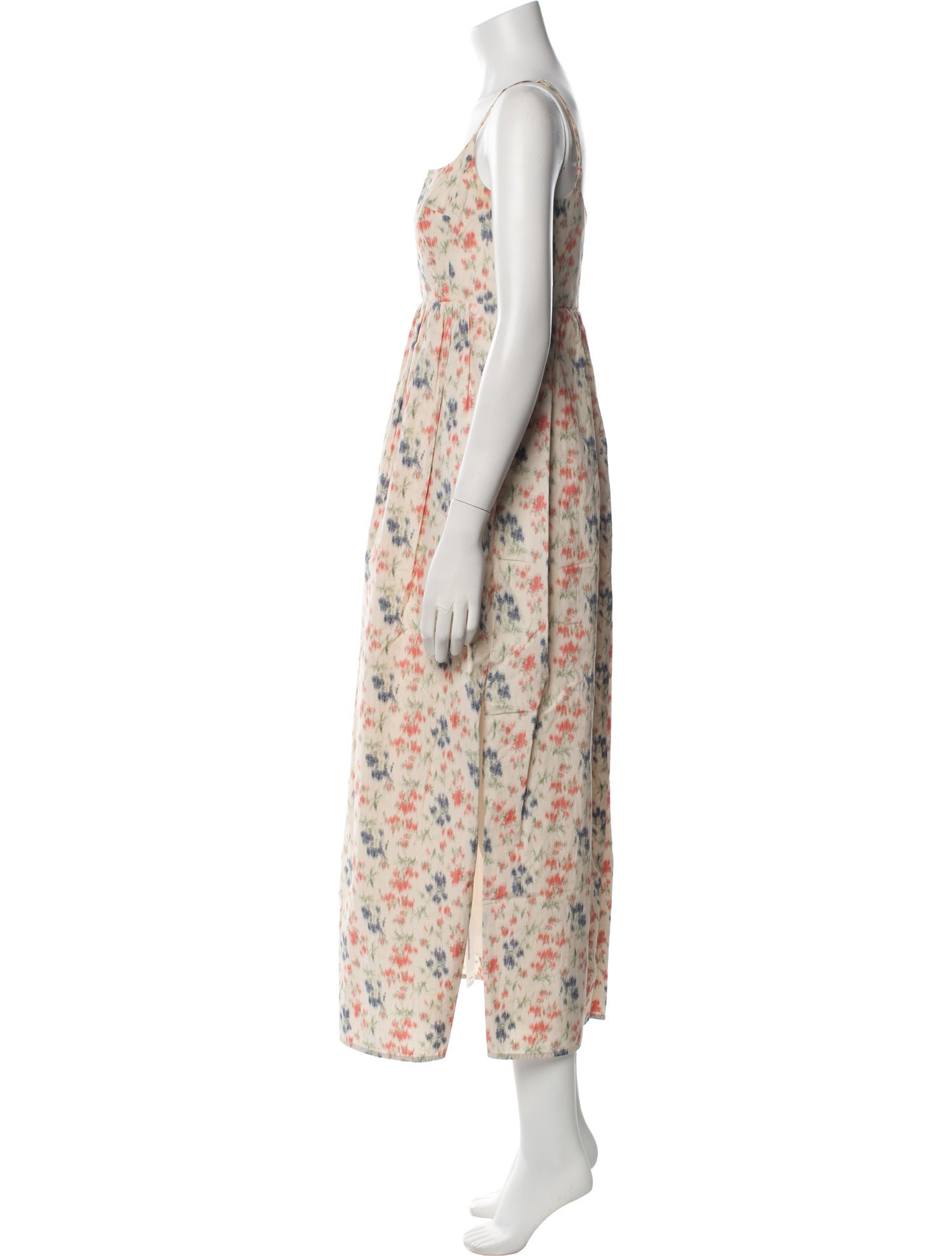 Rebecca Taylor Floral Print Long Dress