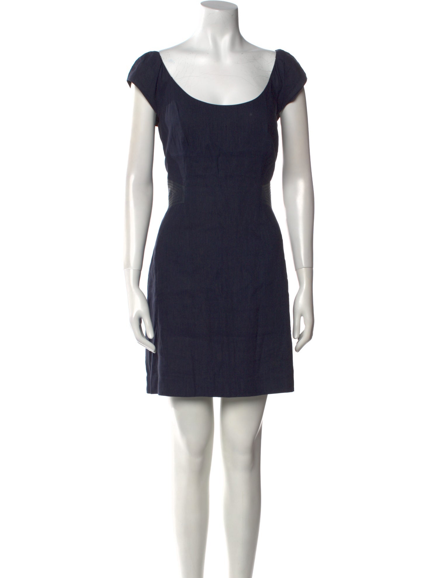 Rebecca Taylor Scoop Neck Mini Dress