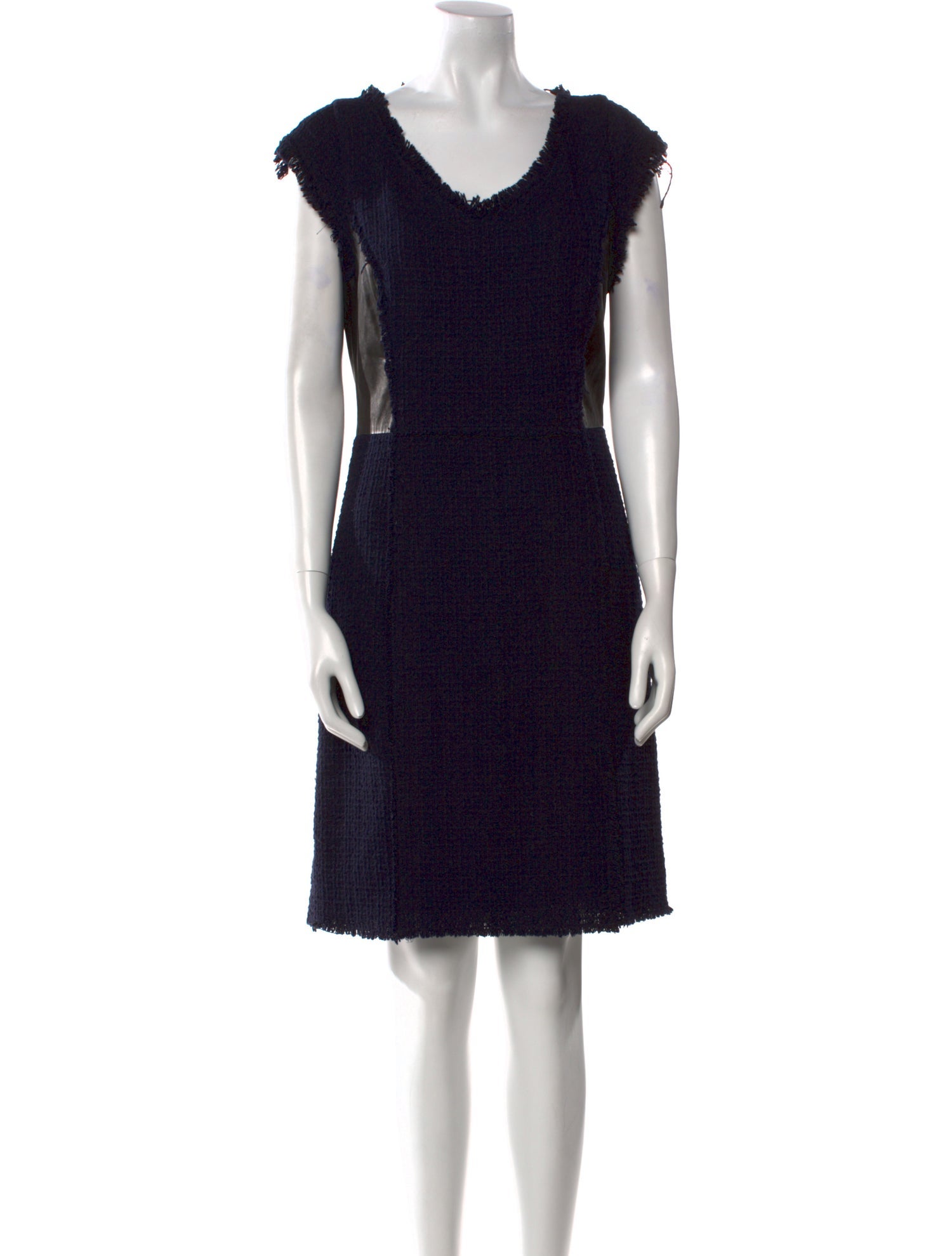 Rebecca Taylor Scoop Neck Knee-Length Dress