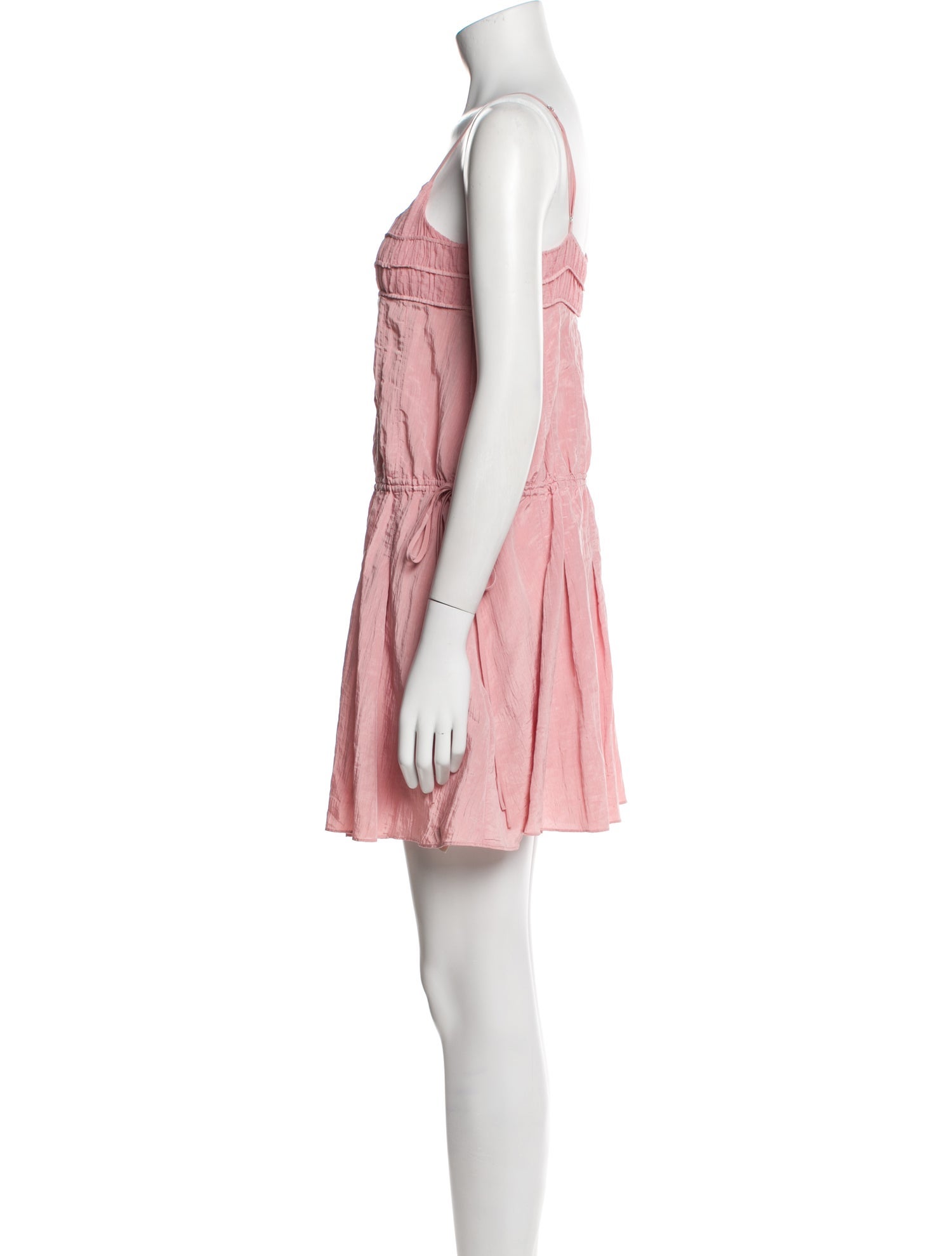 Rebecca Taylor Square Neckline Mini Dress