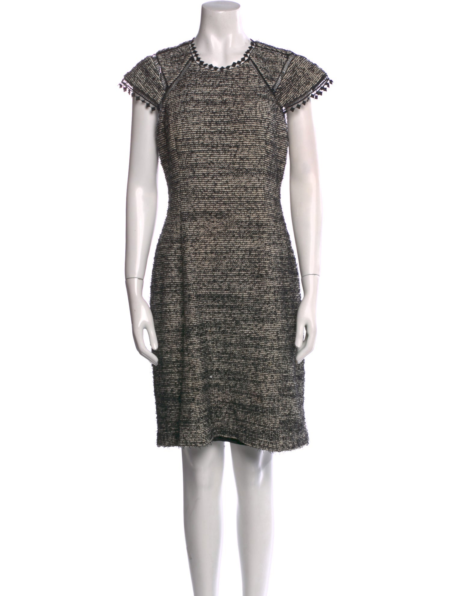 Rebecca Taylor Crew Neck Knee-Length Dress