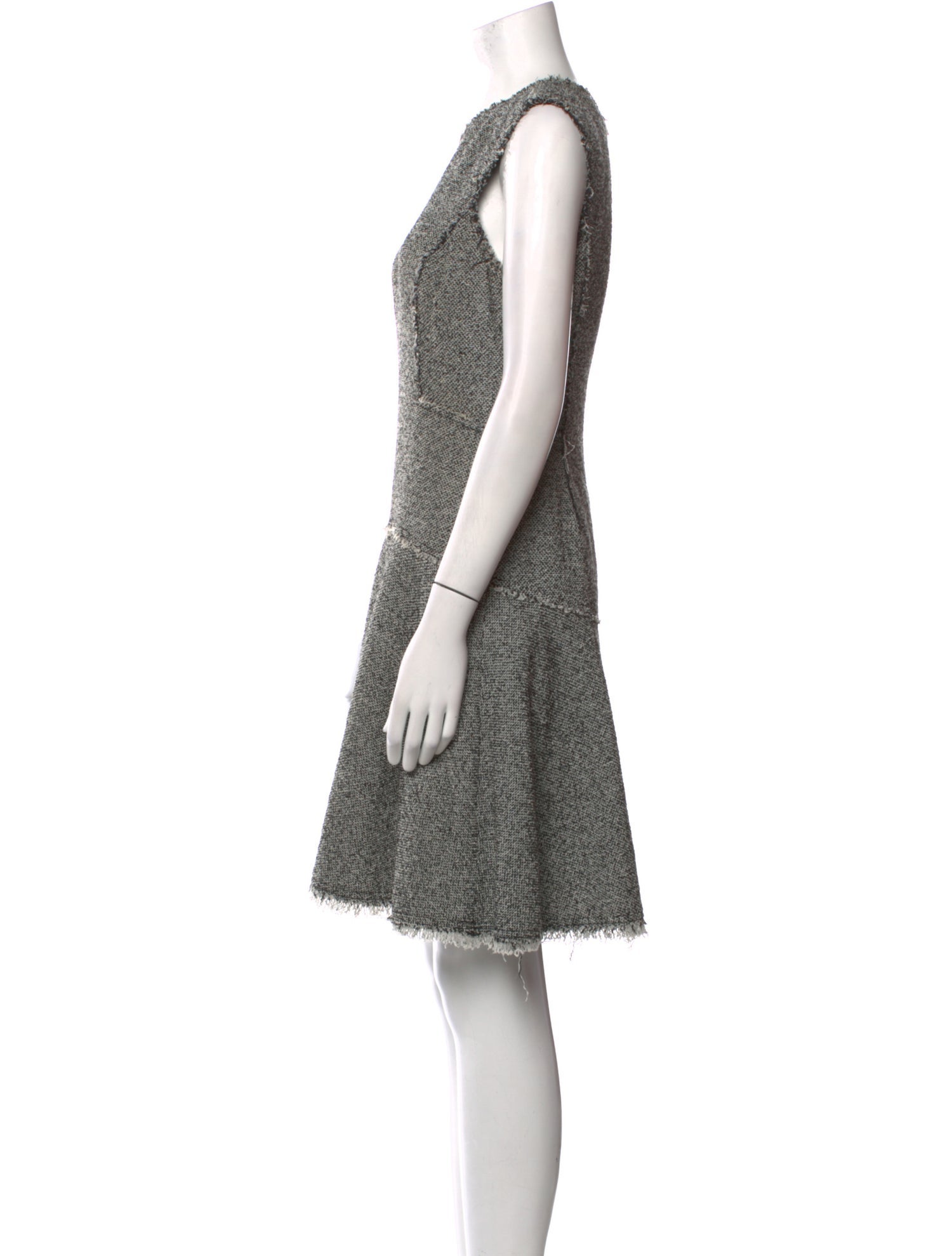 Rebecca Taylor Crew Neck Knee-Length Dress